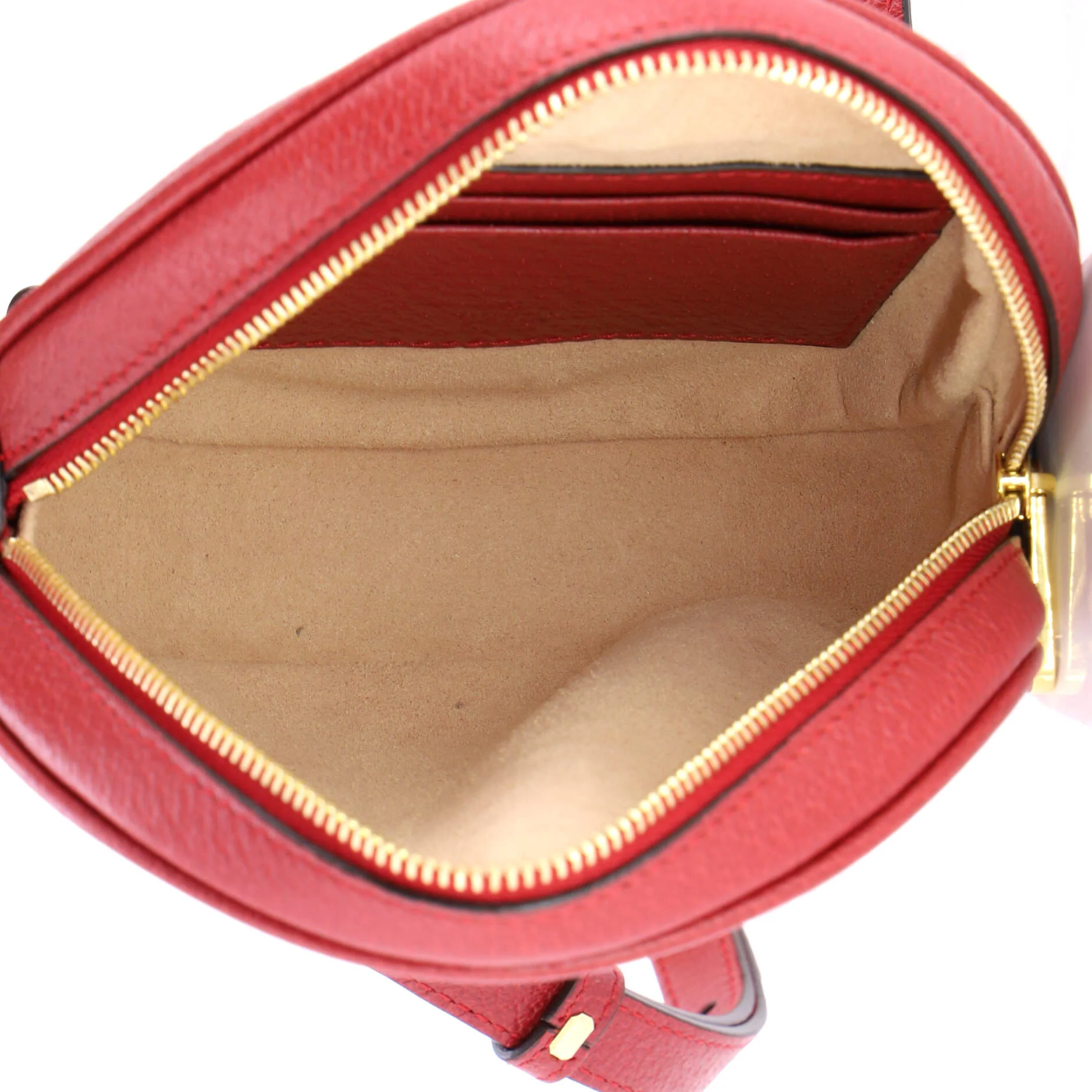 Ophidia Round Backpack Flora GG Coated Canvas Mini - Image 5