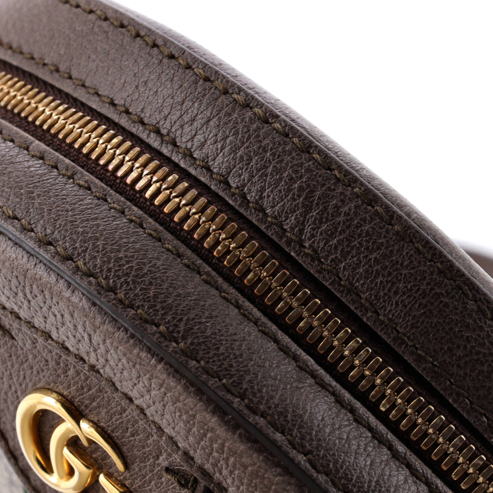 Ophidia Round Shoulder Bag GG Coated Canvas Mini - Image 6