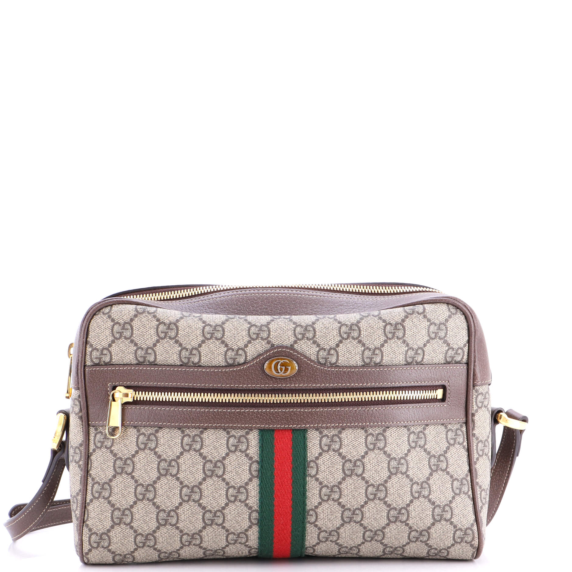 Ophidia Shoulder Bag GG Coated Canvas Small