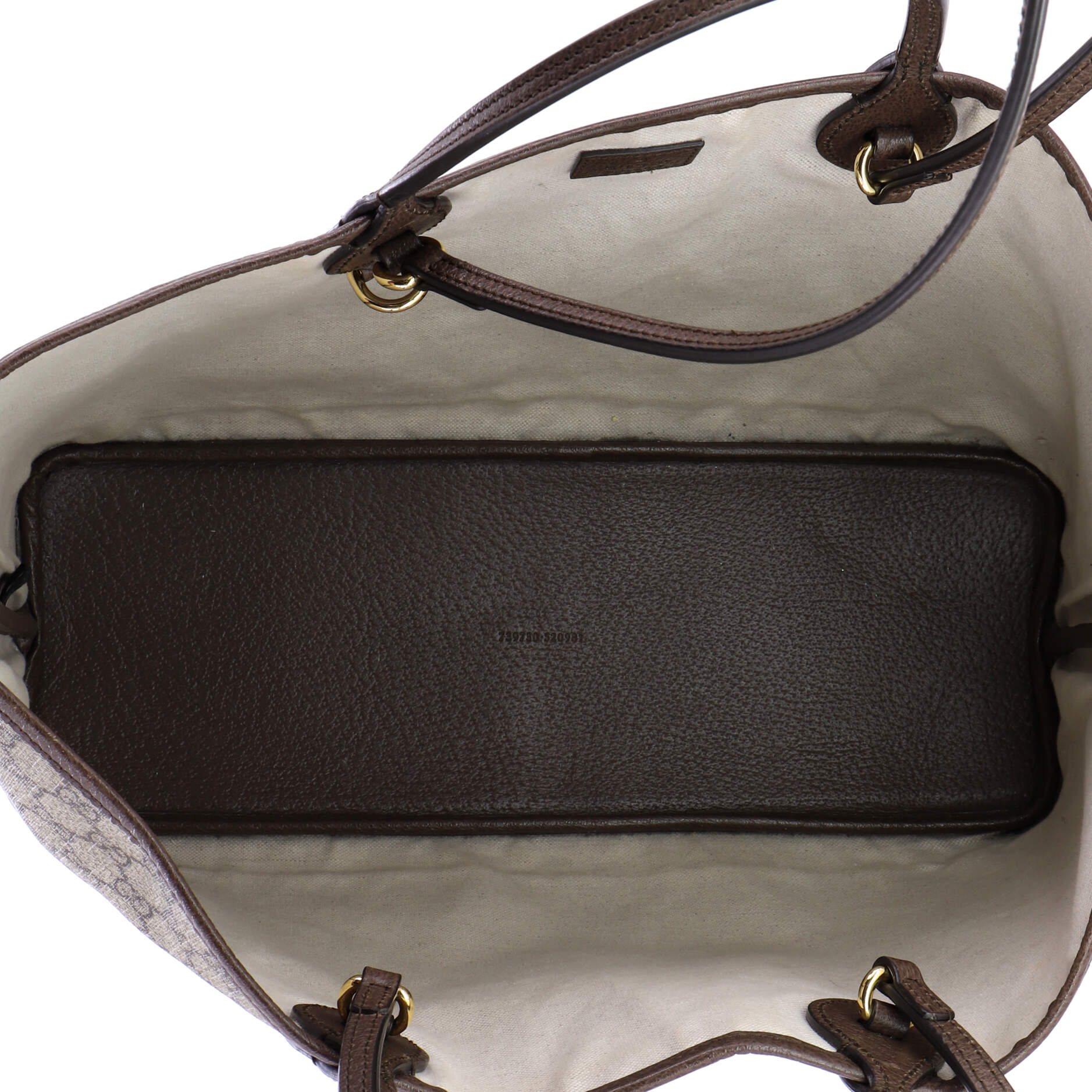 Ophidia Top Handle Shopping Tote GG Coated Canvas and Leather Medium - Image 5