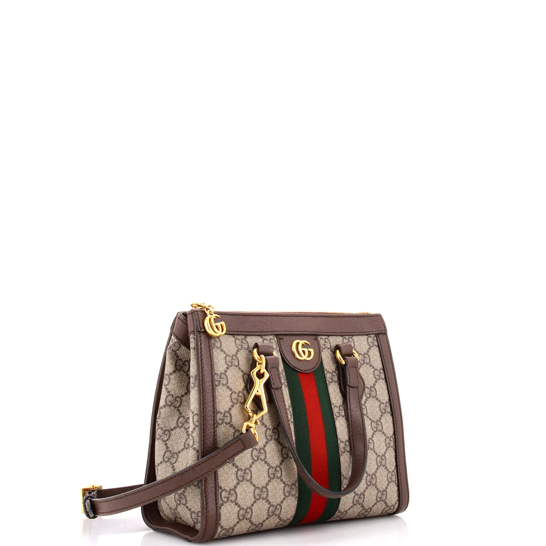 Ophidia Top Handle Tote GG Coated Canvas Small - Image 2