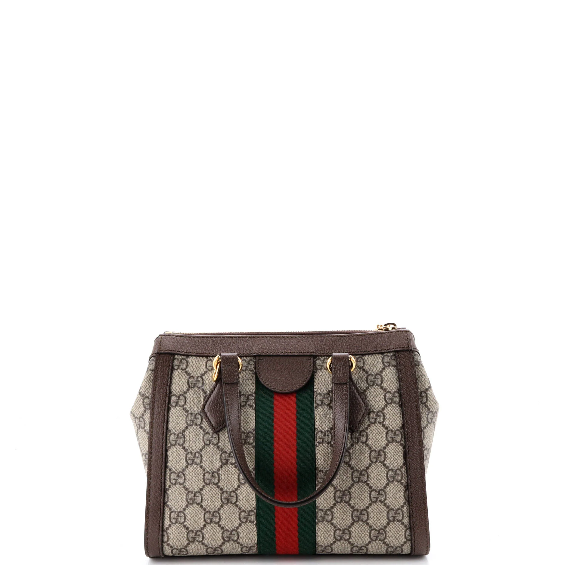 Ophidia Top Handle Tote GG Coated Canvas Small - Image 3