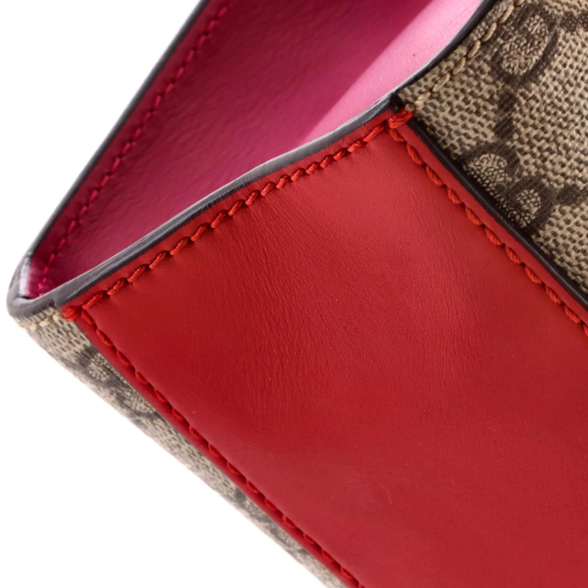 Padlock Shoulder Bag GG Coated Canvas and Leather Medium - Image 7