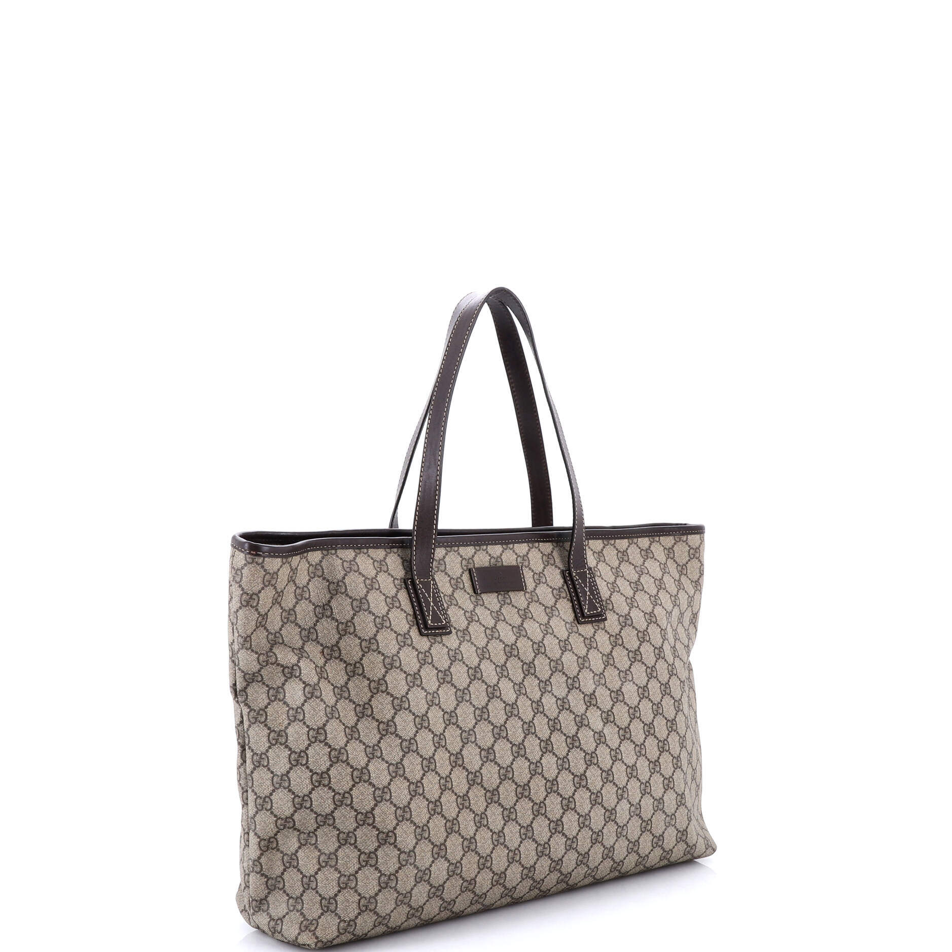 Plus Tote GG Coated Canvas with Leather Large - Image 2