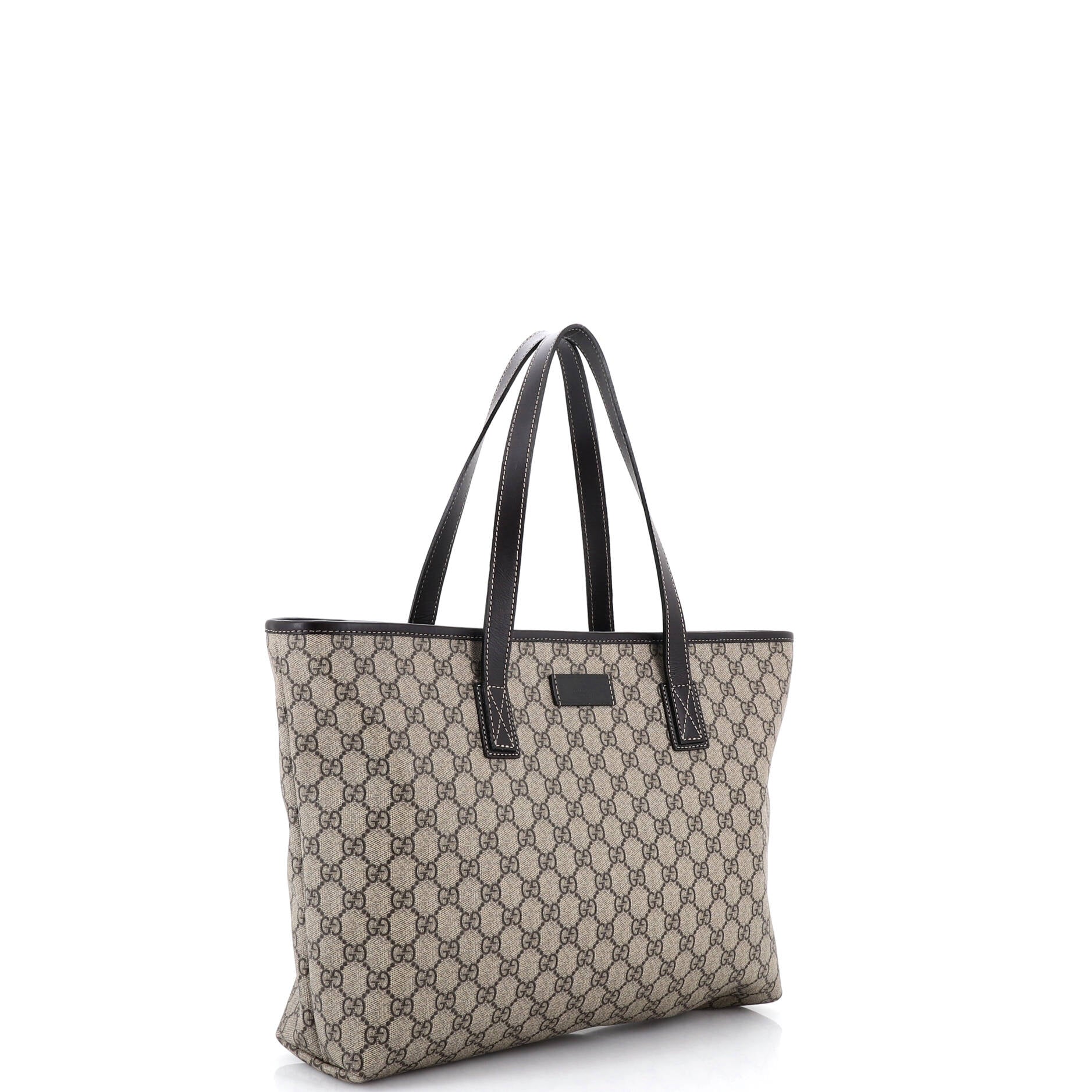 Plus Tote GG Coated Canvas with Leather Medium - Image 2