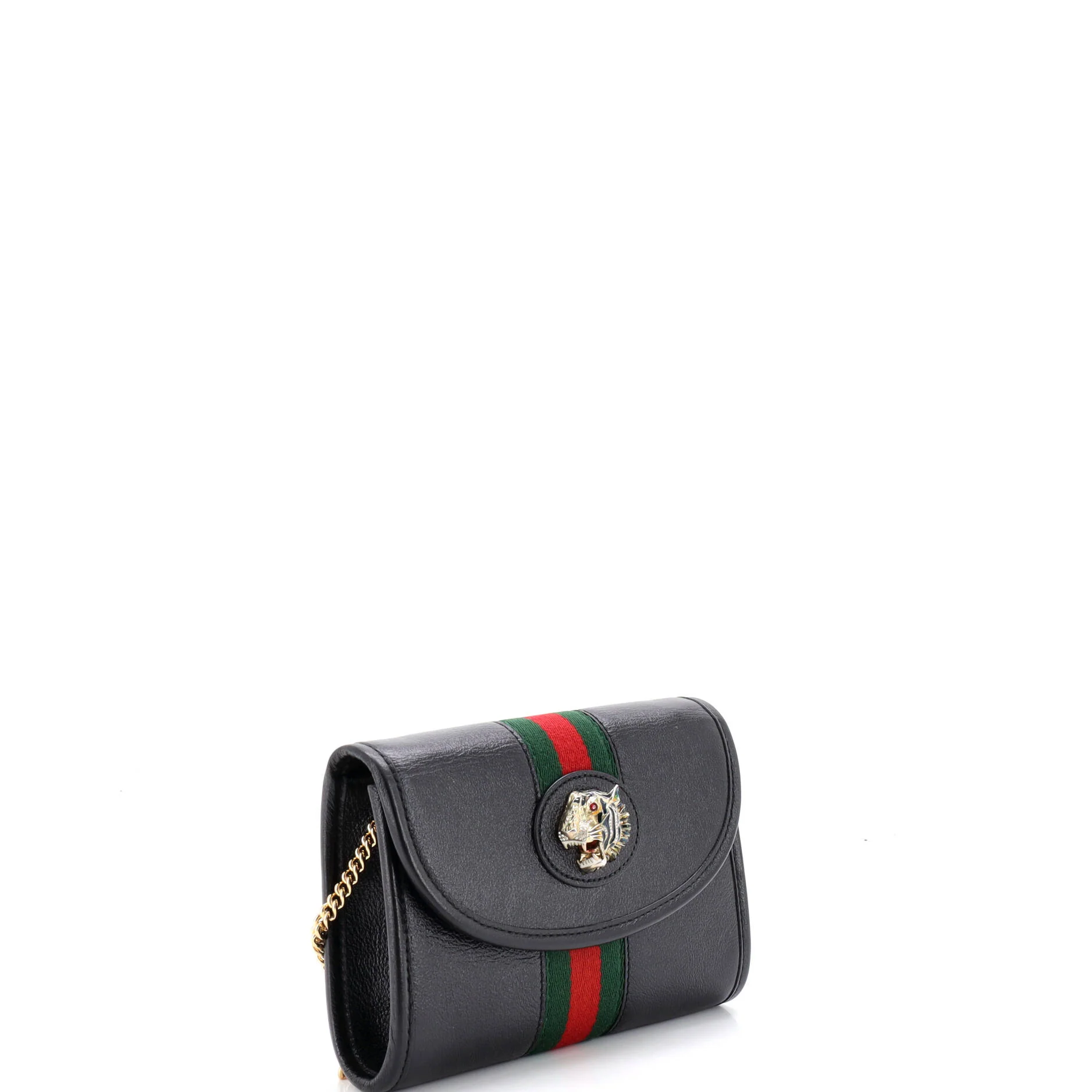 Rajah Web Chain Shoulder Bag Leather Mini - Image 2