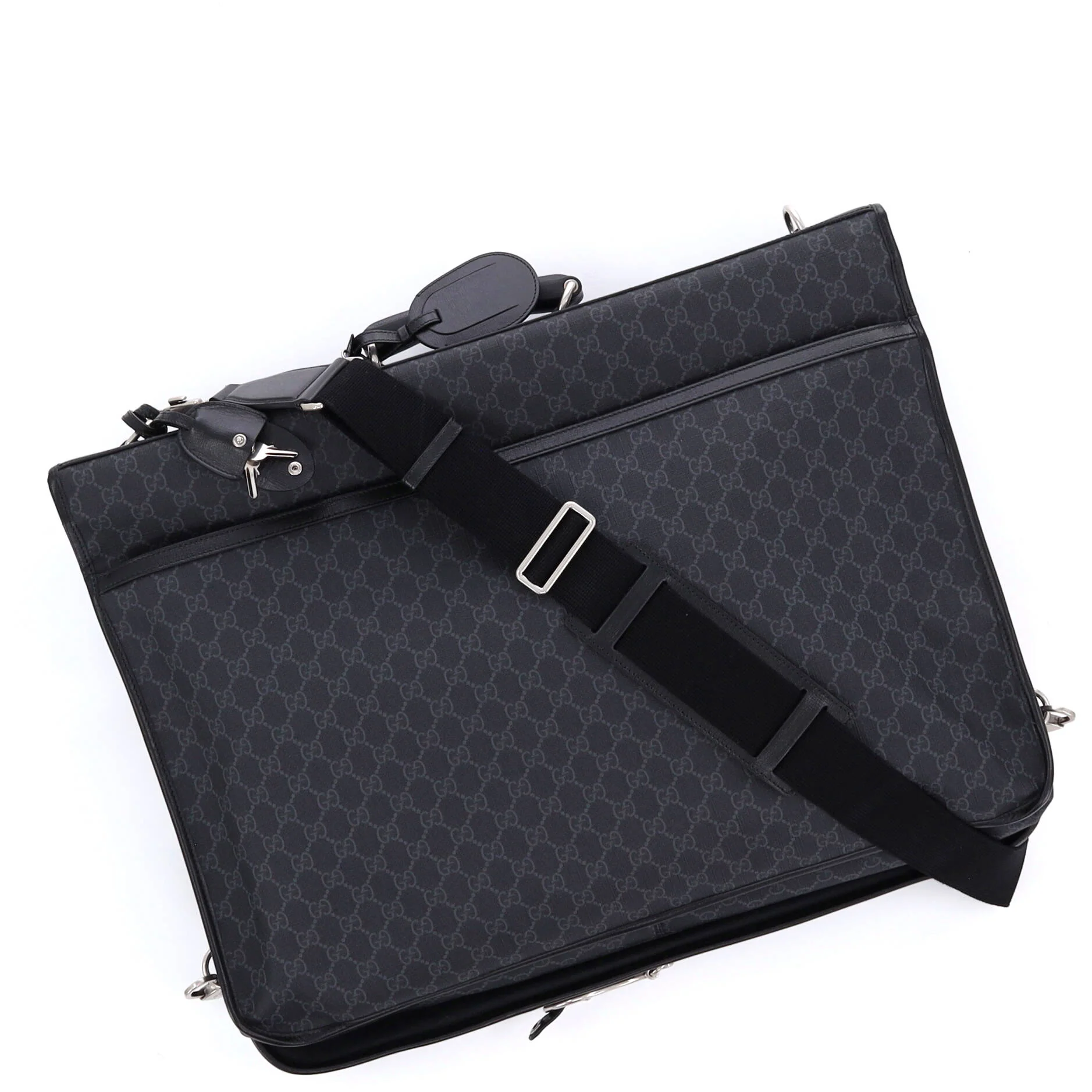 Retro Interlocking G Garment Bag GG Coated Canvas - Image 2