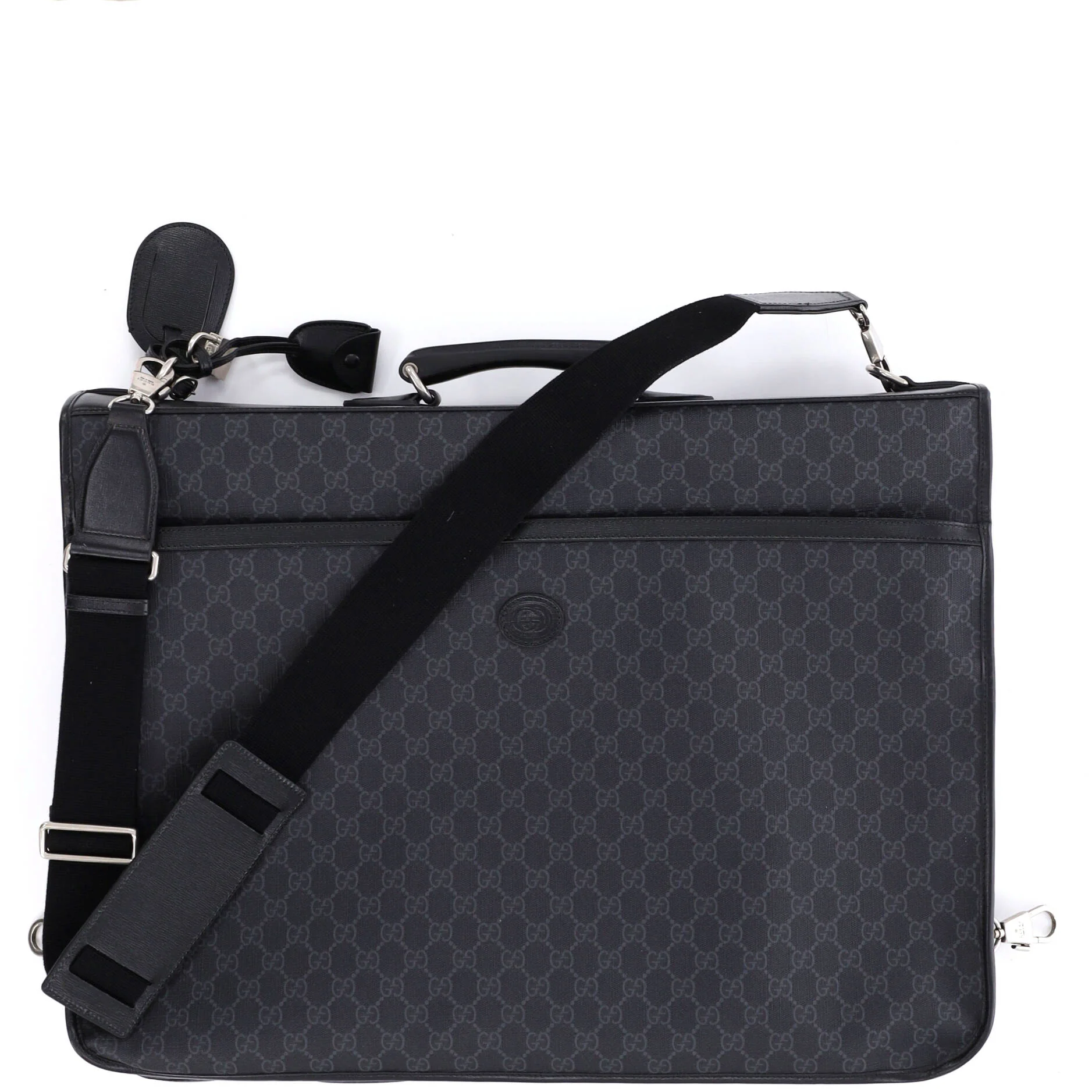 Retro Interlocking G Garment Bag GG Coated Canvas