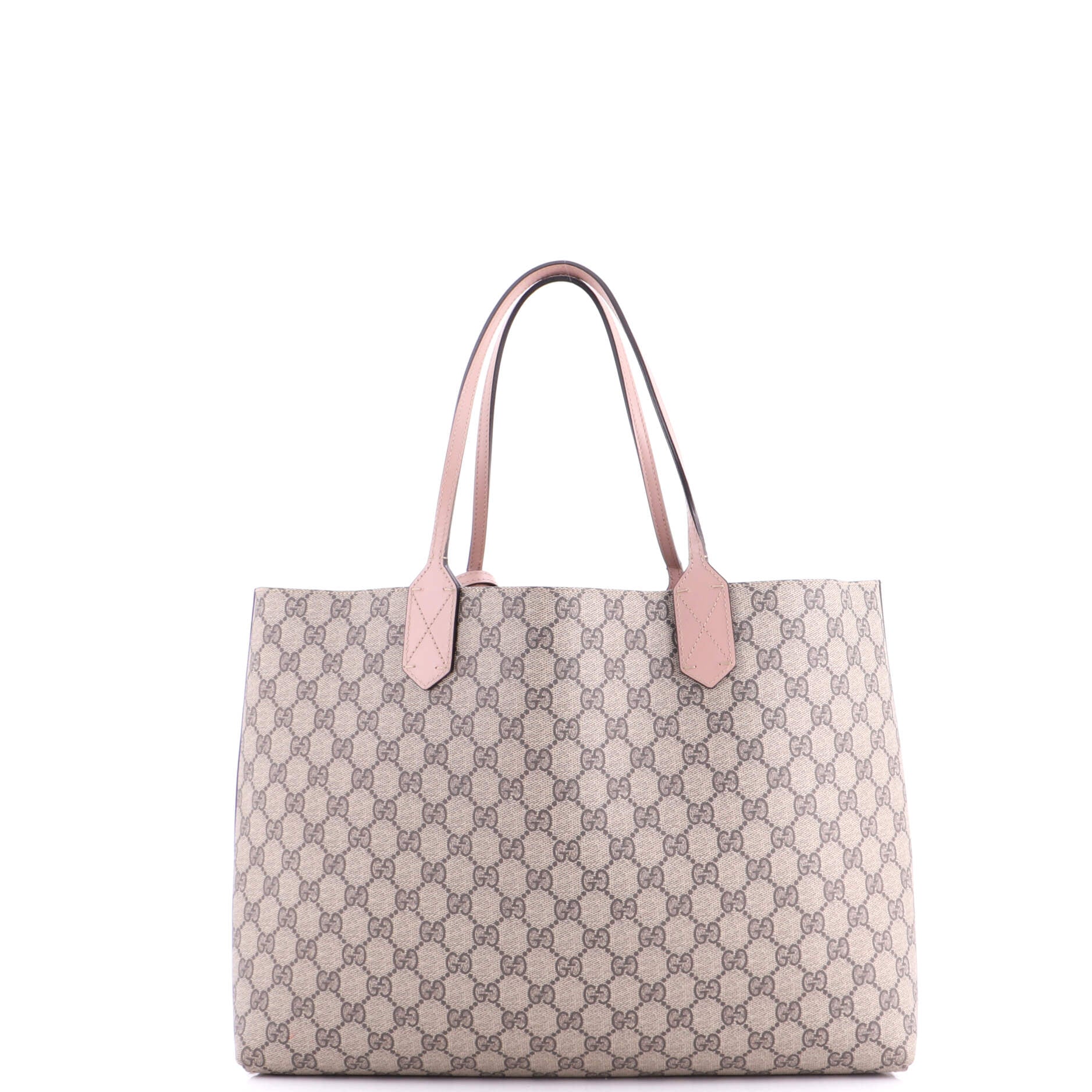 Reversible Tote GG Coated Canvas with Leather Medium - Image 3