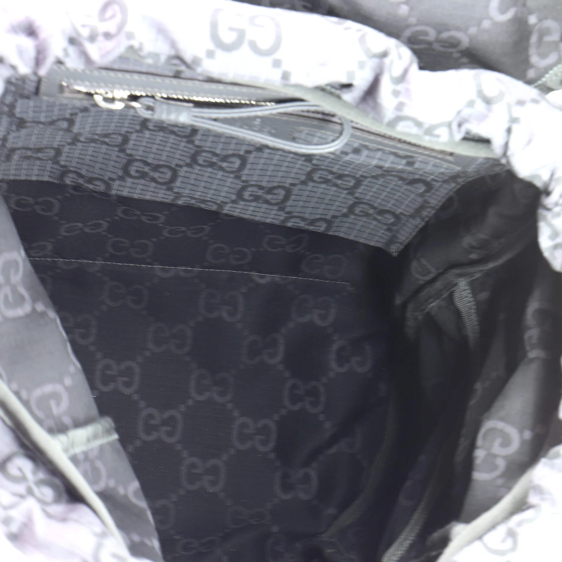 Ripstop Backpack GG Fabric and Leather Large - Image 5