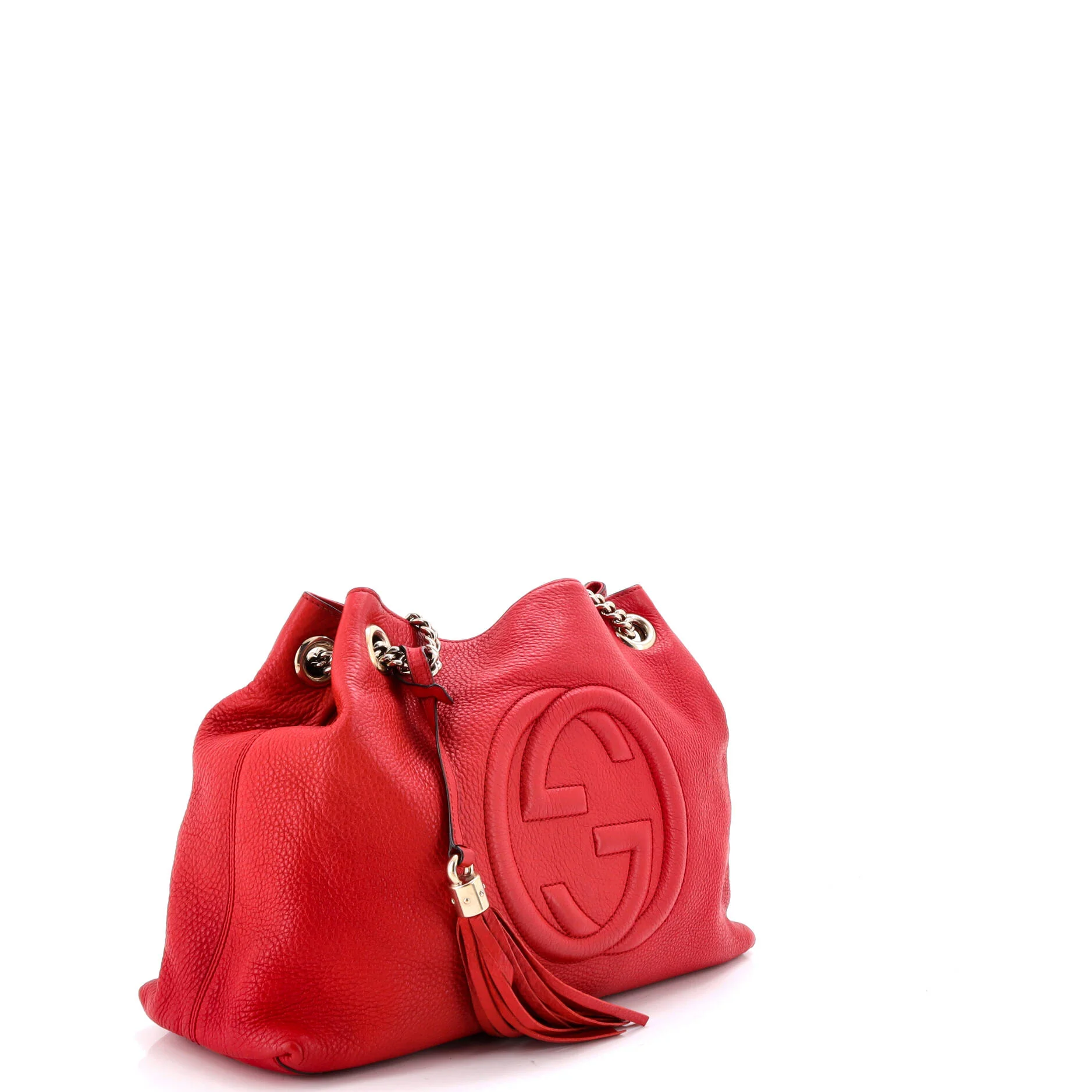 Soho Chain Strap Shoulder Bag Leather Medium - Image 2