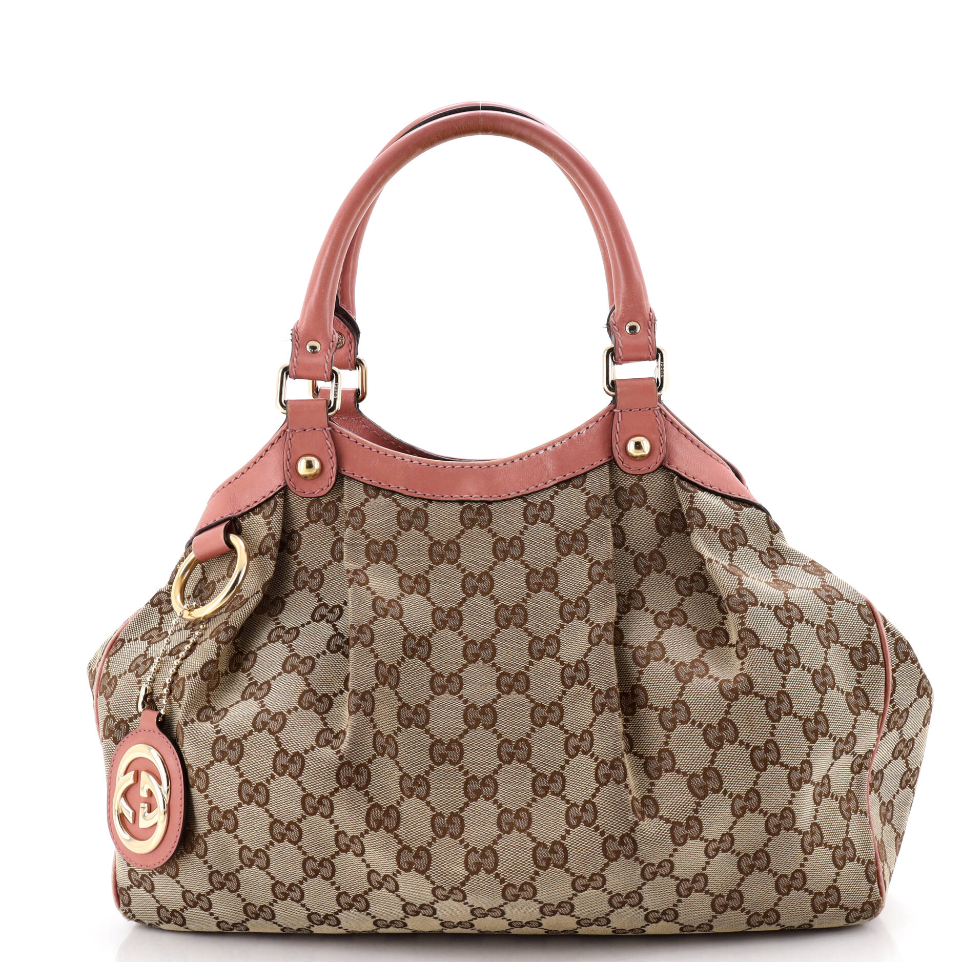 Sukey Tote GG Canvas with Leather Medium