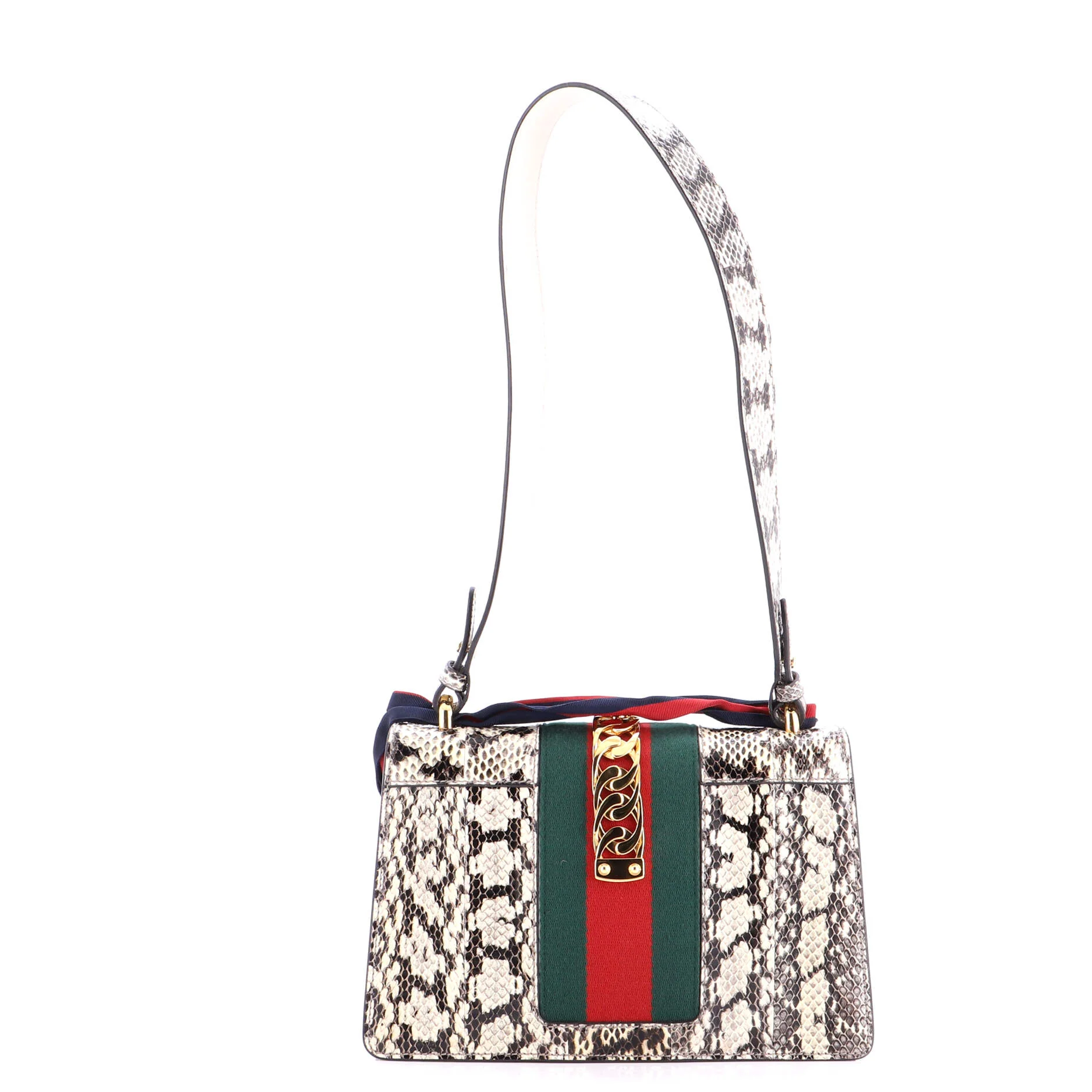 Sylvie Shoulder Bag Snakeskin Small - Image 3