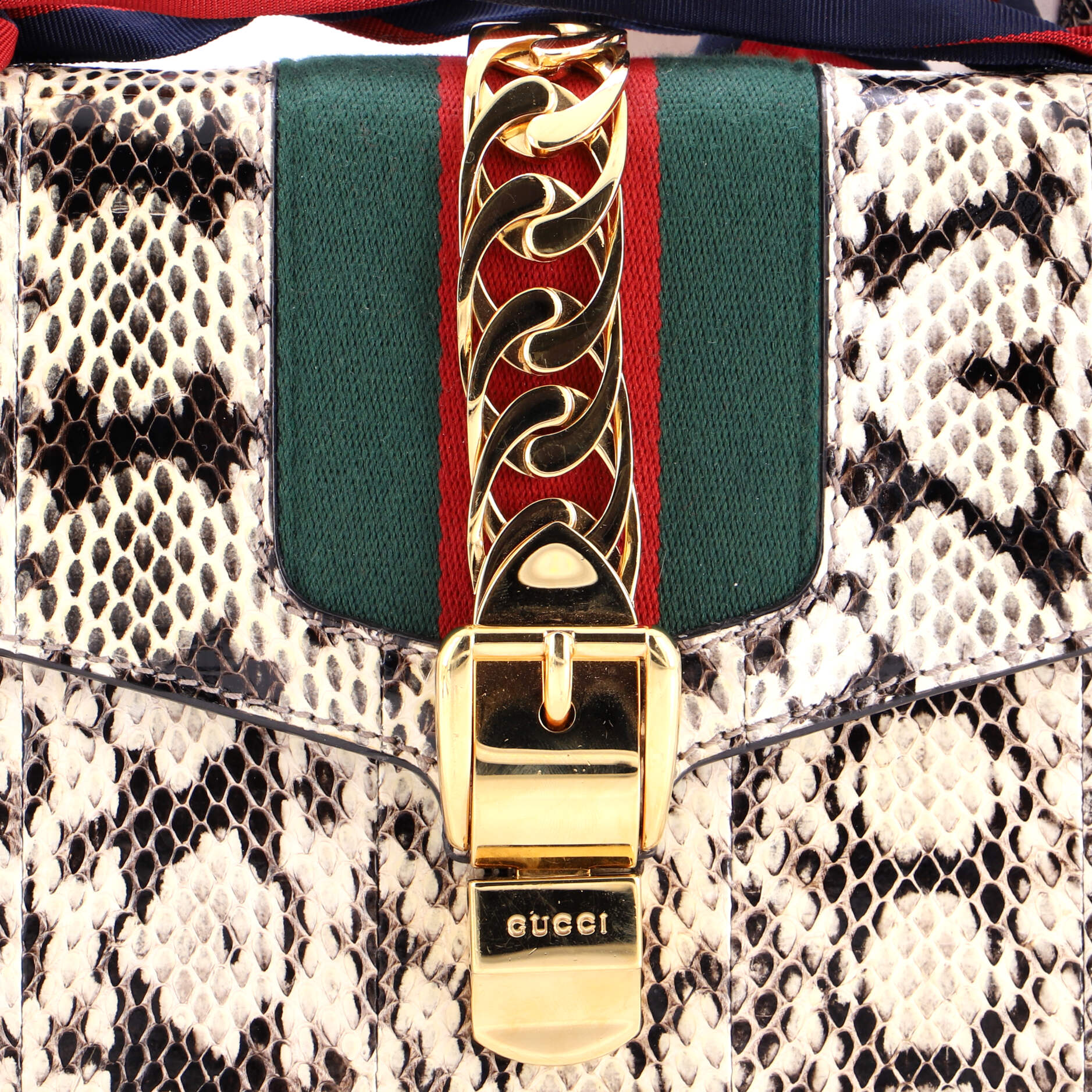 Sylvie Shoulder Bag Snakeskin Small - Image 6