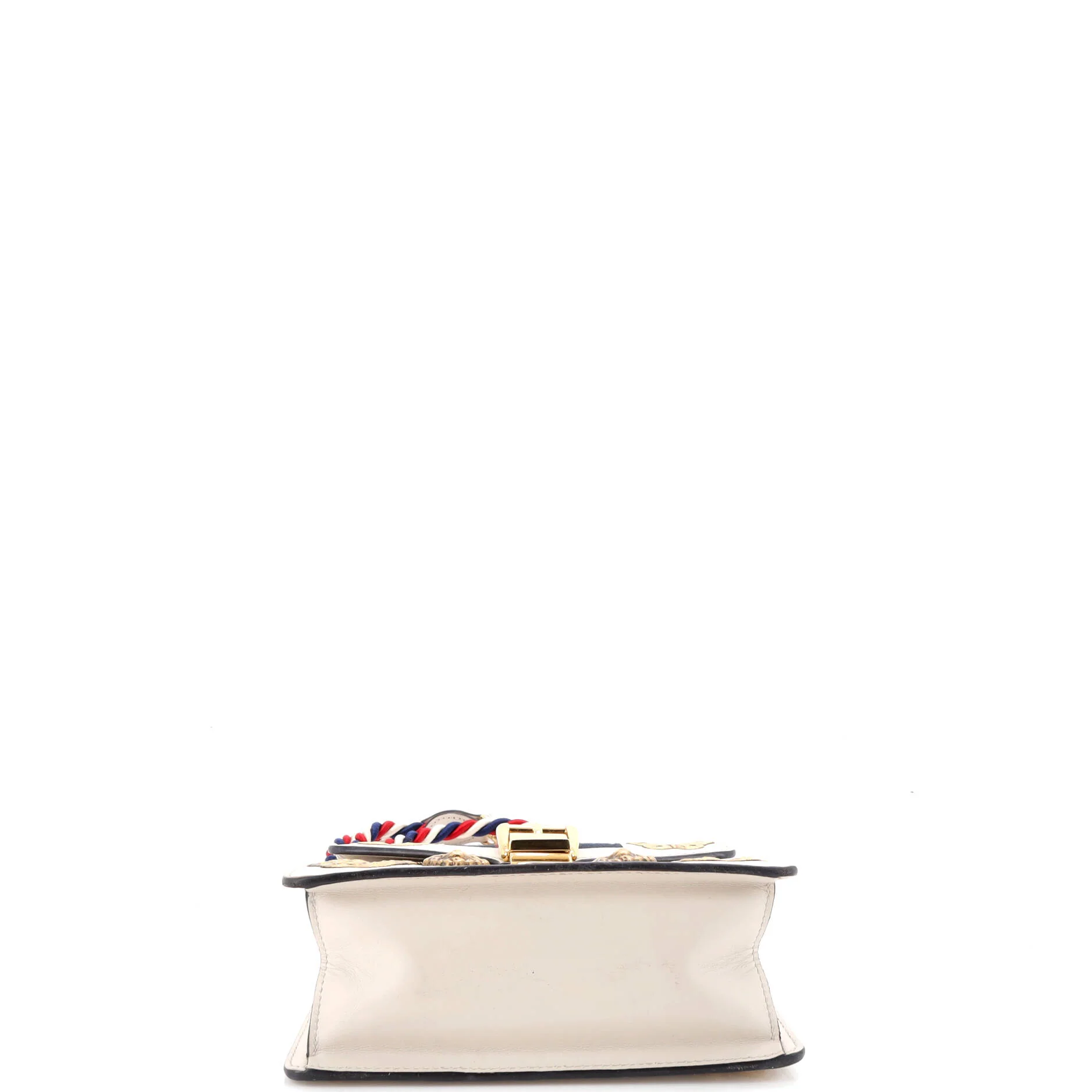 Sylvie Top Handle Bag Embellished Leather Mini - Image 4