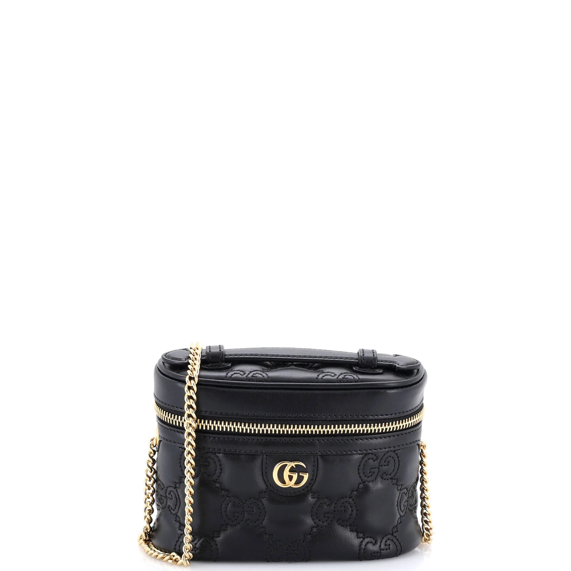 Top Handle Vanity Chain Bag GG Matelasse Leather Mini