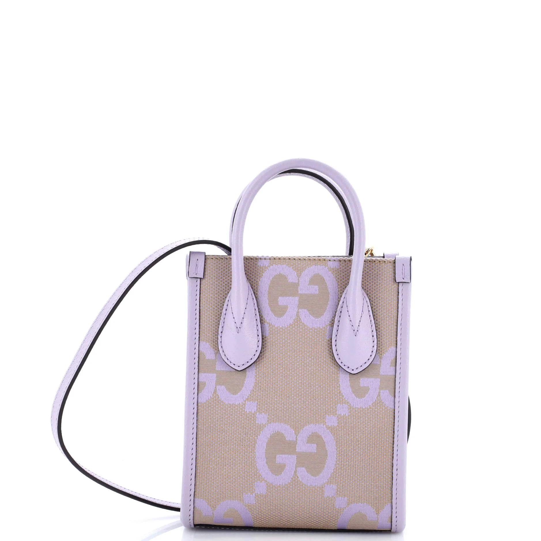 Vertical Tote Jumbo GG Canvas Mini