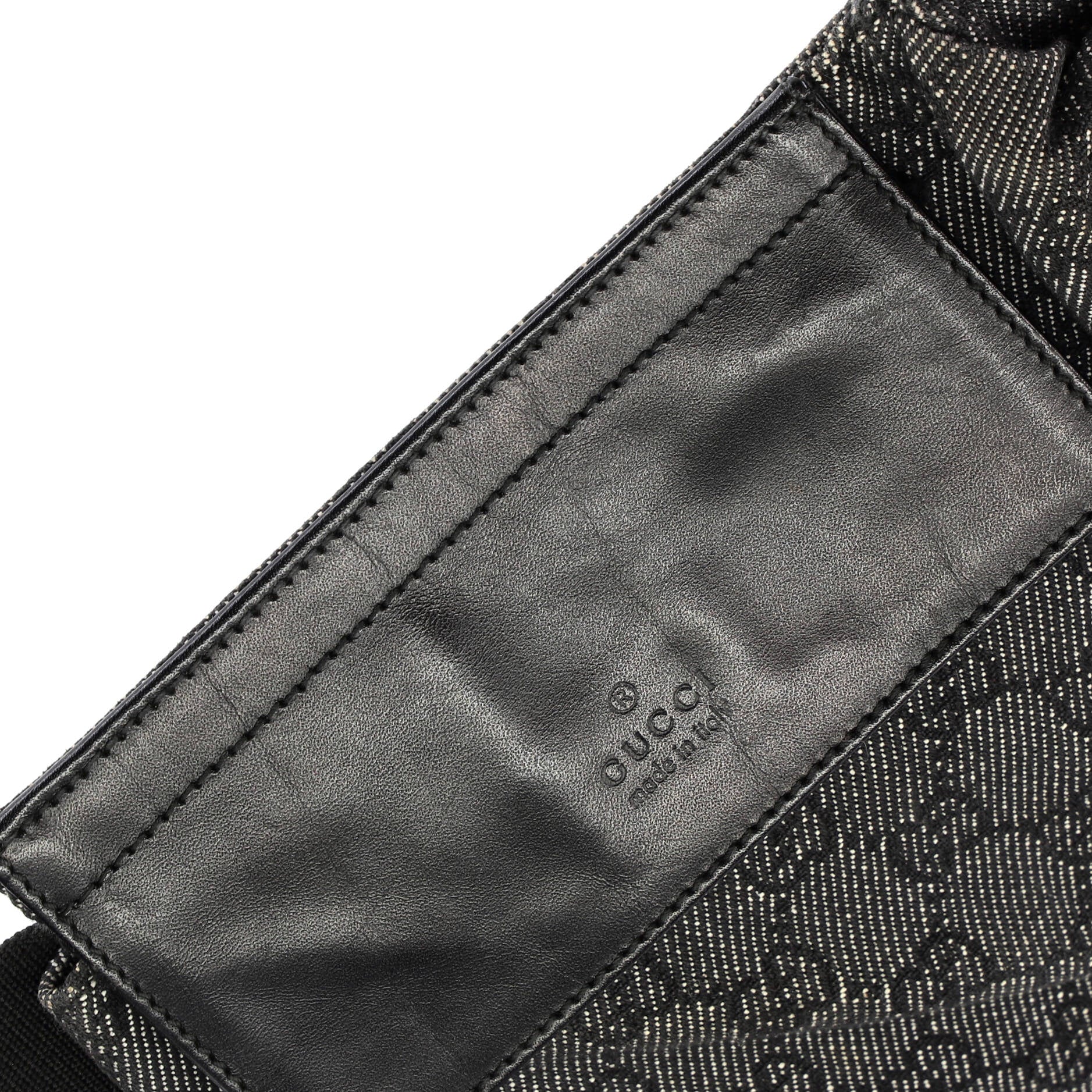 Vintage Double Belt Bag GG Denim - Image 6