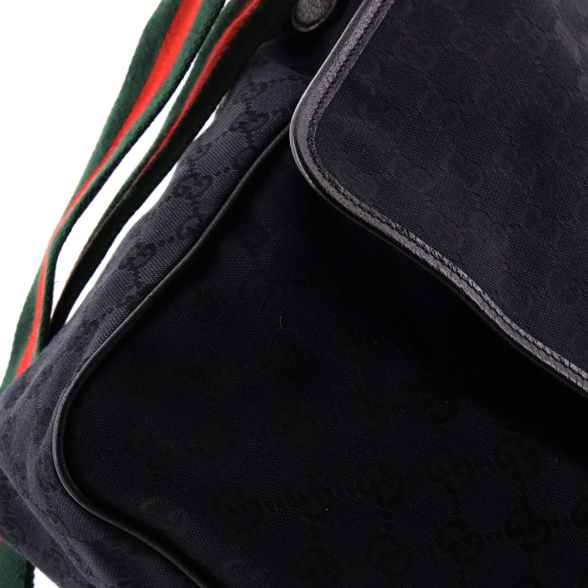 Web Strap Flap Messenger GG Canvas Medium - Image 6