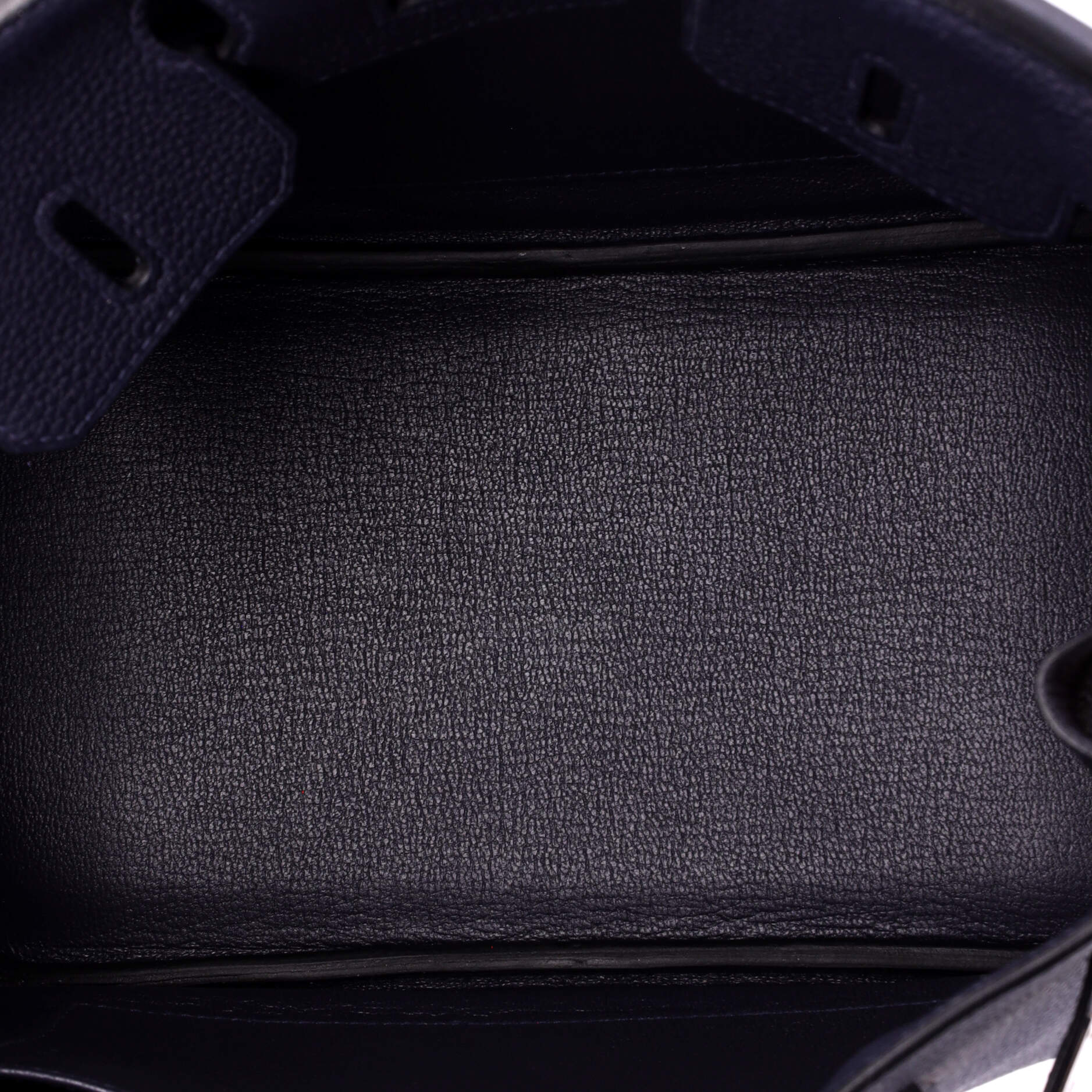 Birkin Handbag Bleu Nuit Togo with Palladium Hardware 25 - Image 6