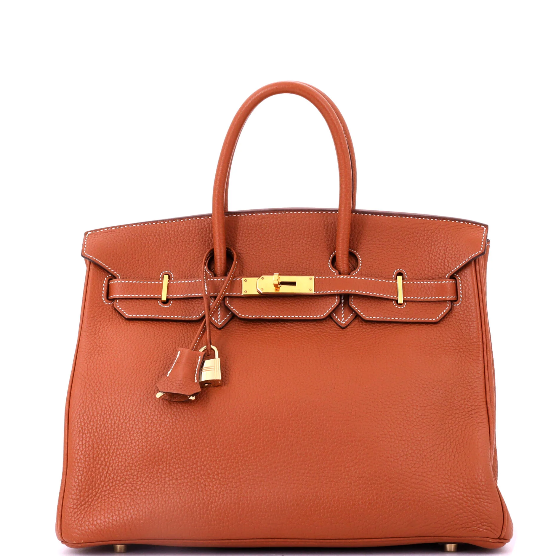 Birkin Handbag Etrusque Clemence with Gold Hardware 35