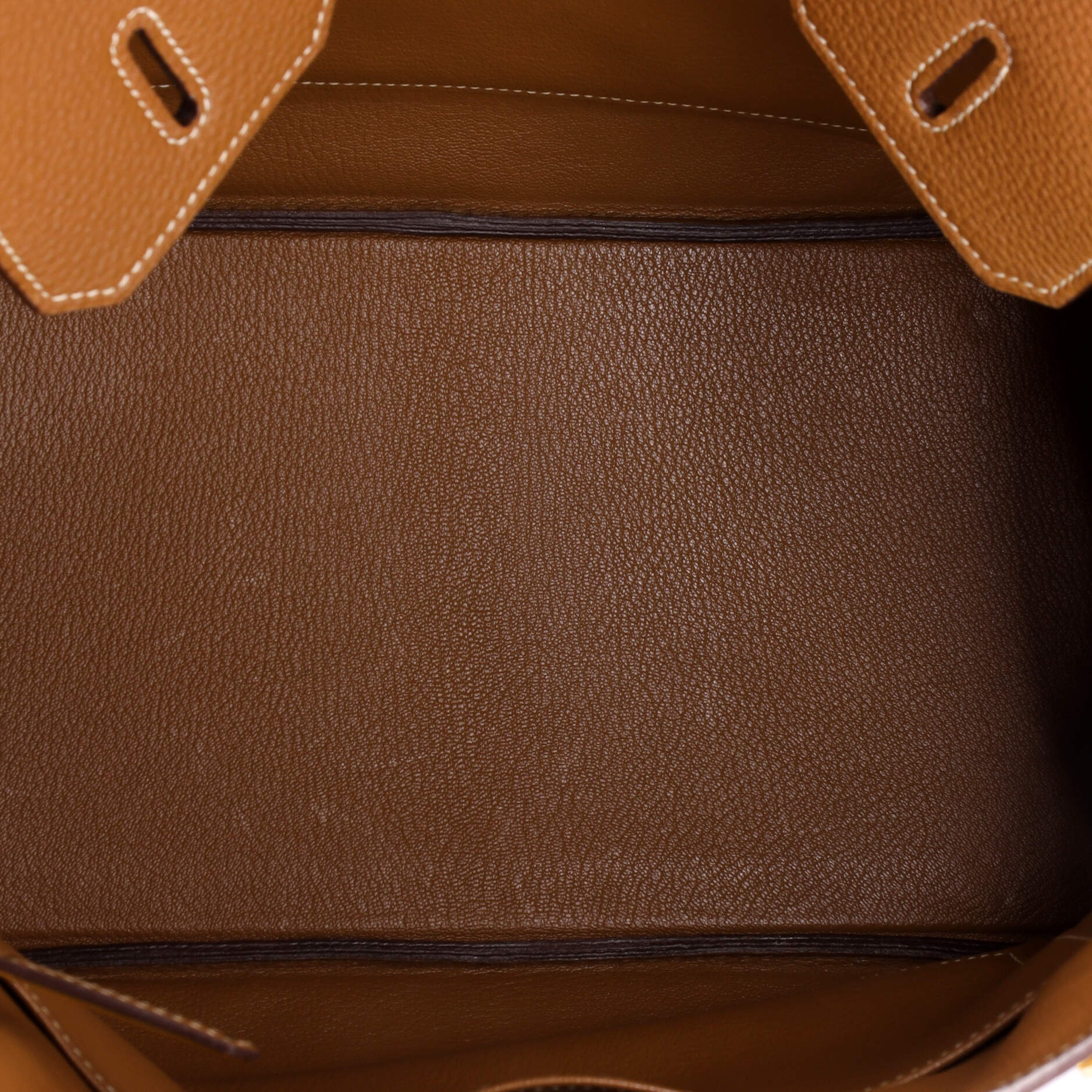 Birkin Handbag Gold Fjord with Gold Hardware 35 - Image 6
