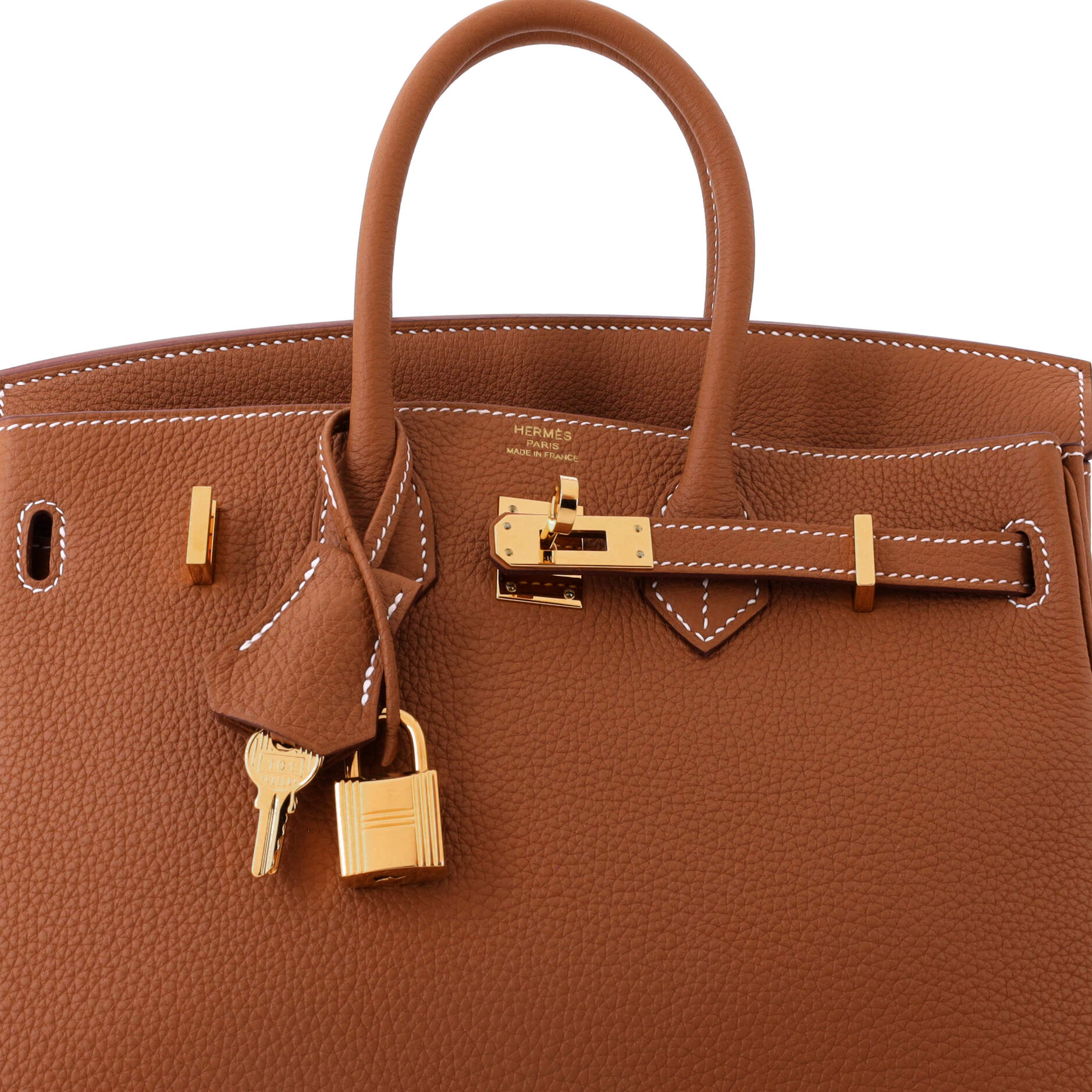 Birkin Handbag Gold Togo with Gold Hardware 25 - Image 6