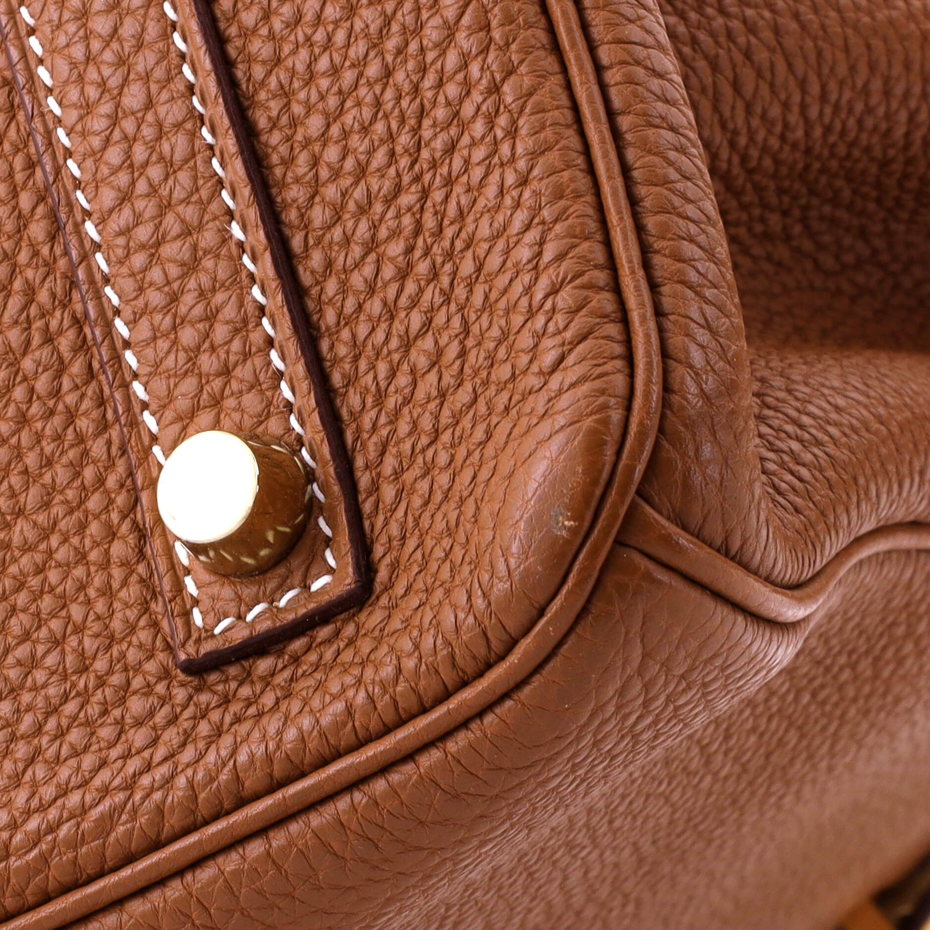 Birkin Handbag Gold Togo with Gold Hardware 30 - Image 8