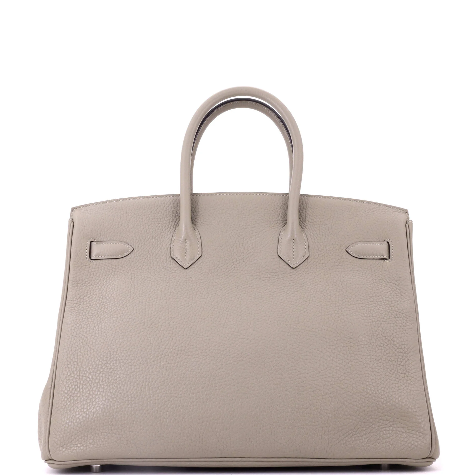 Birkin Handbag Sauge Clemence with Palladium Hardware 35 - Image 3