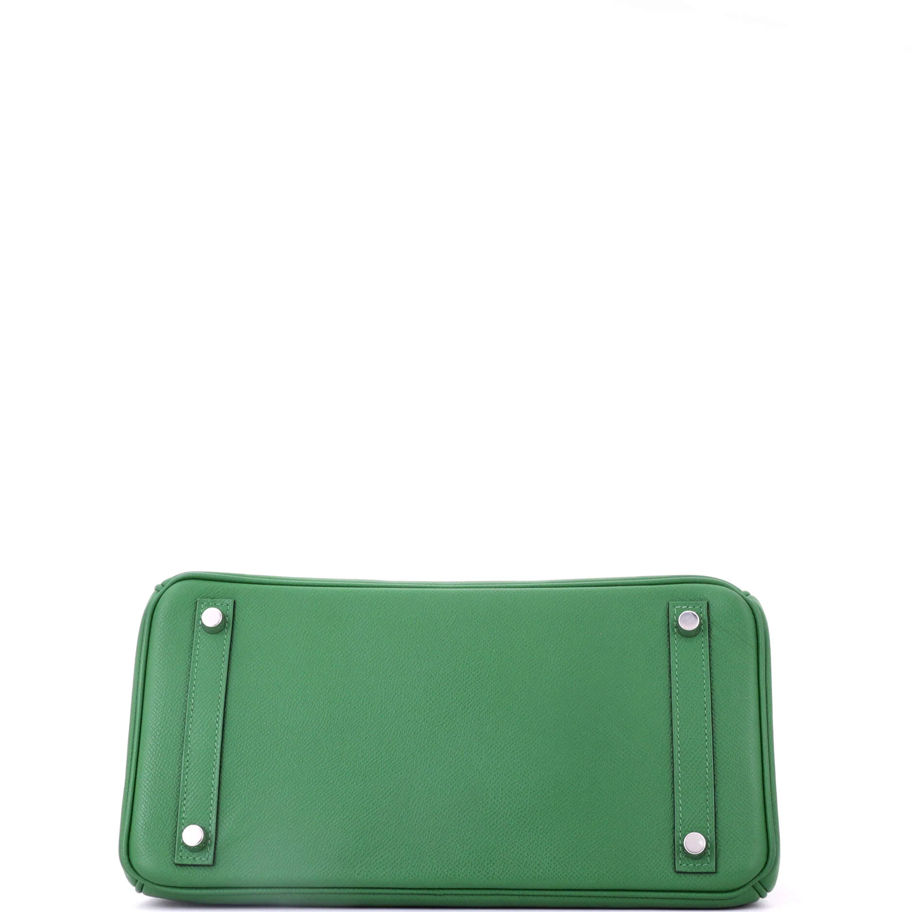 Birkin Handbag Vert Bengale Epsom with Palladium Hardware 30 - Image 5