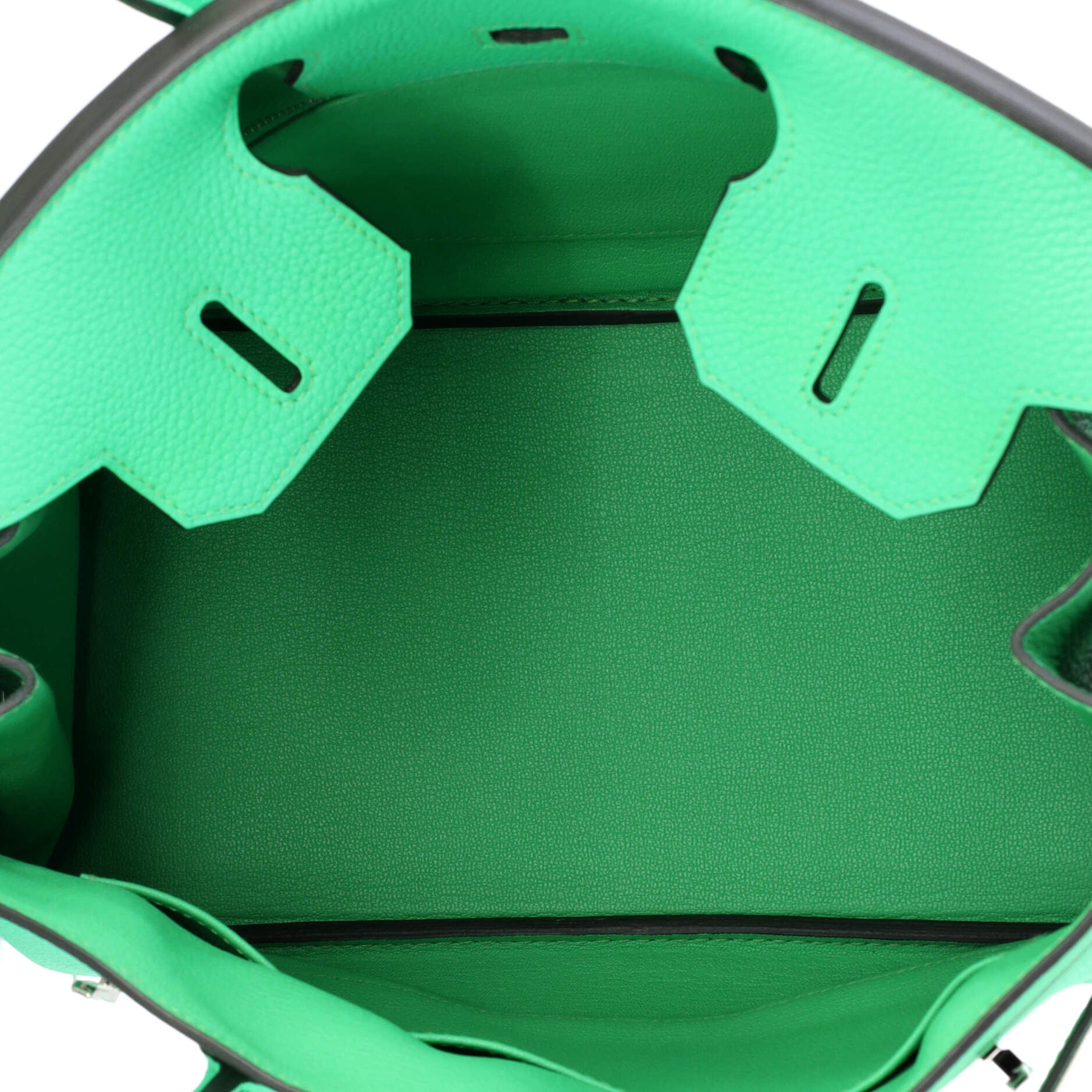 Birkin Handbag Vert Comics Togo with Palladium Hardware 30 - Image 6