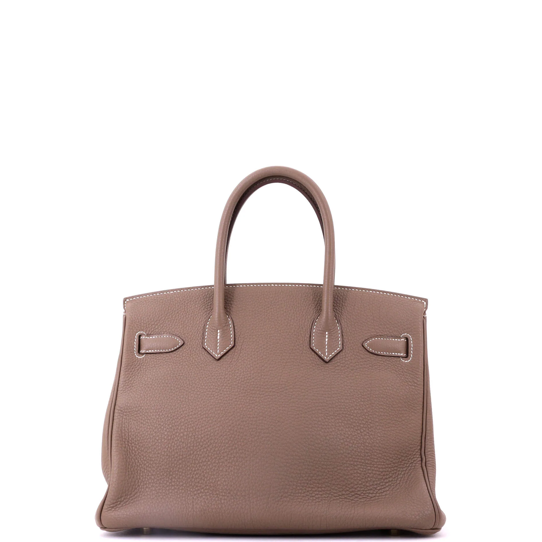 Birkin Handbag Grey Togo with Gold Hardware 30 - Image 4