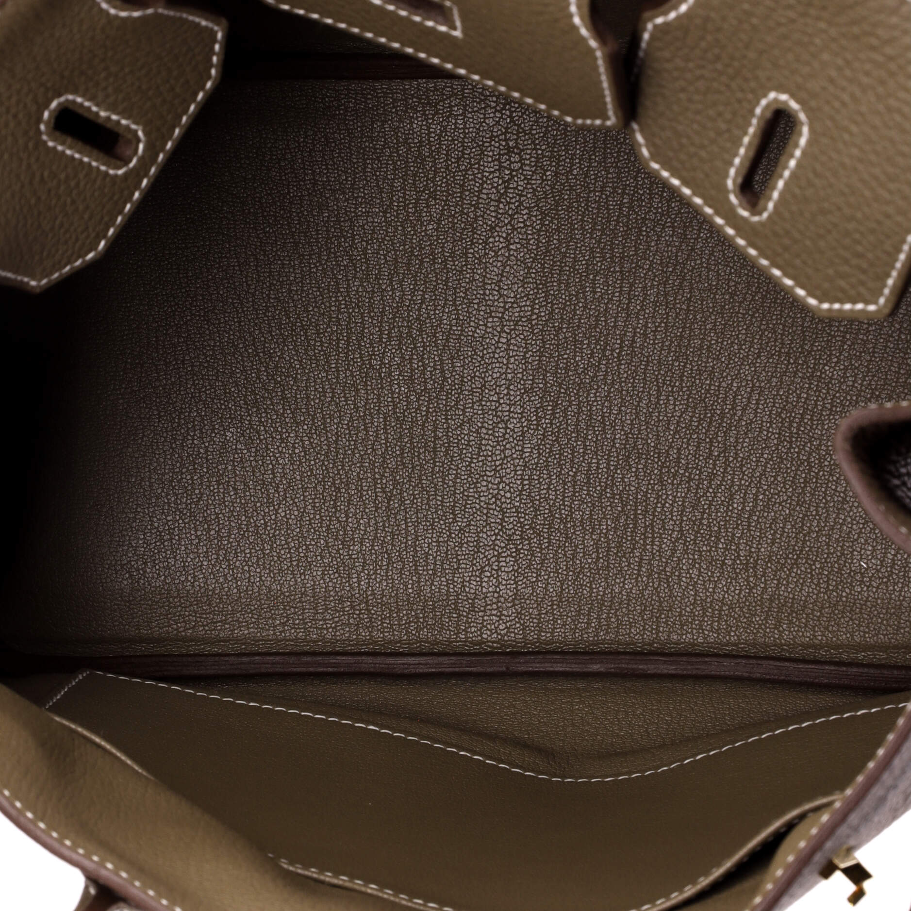 Birkin Handbag Grey Togo with Gold Hardware 30 - Image 6