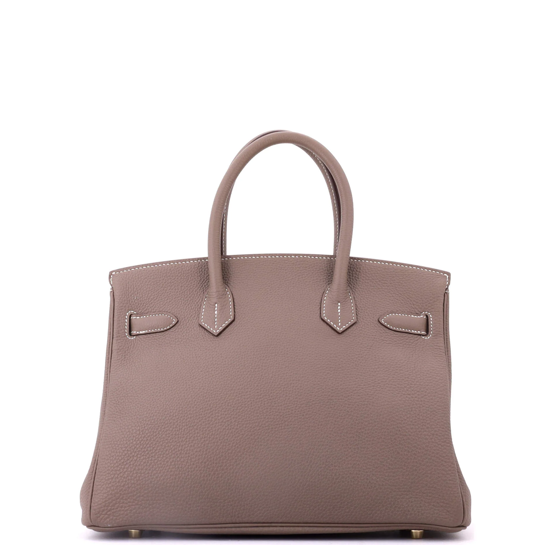 Birkin Handbag Grey Togo with Gold Hardware 30 - Image 4
