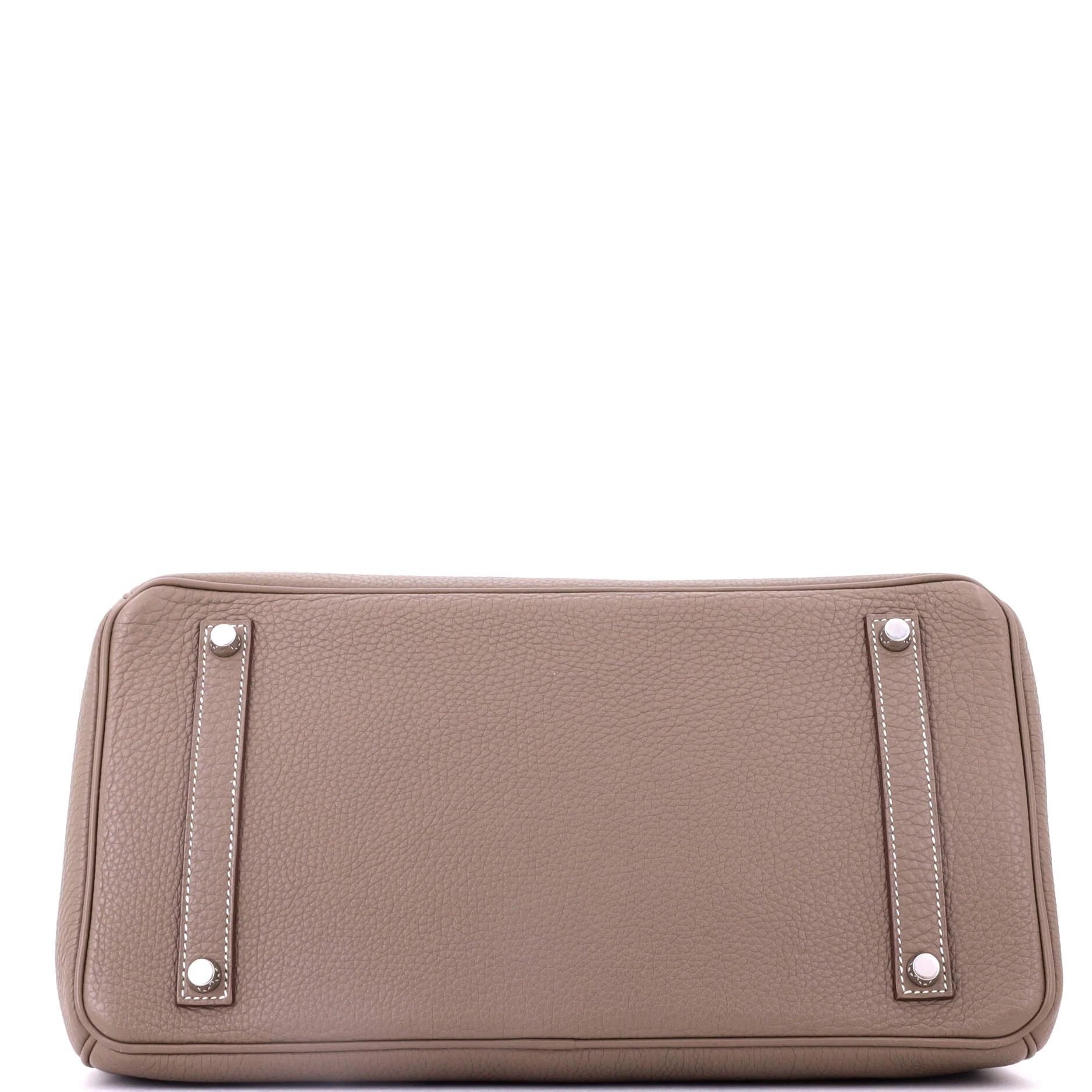 Birkin Handbag Grey Togo with Palladium Hardware 35 - Image 5