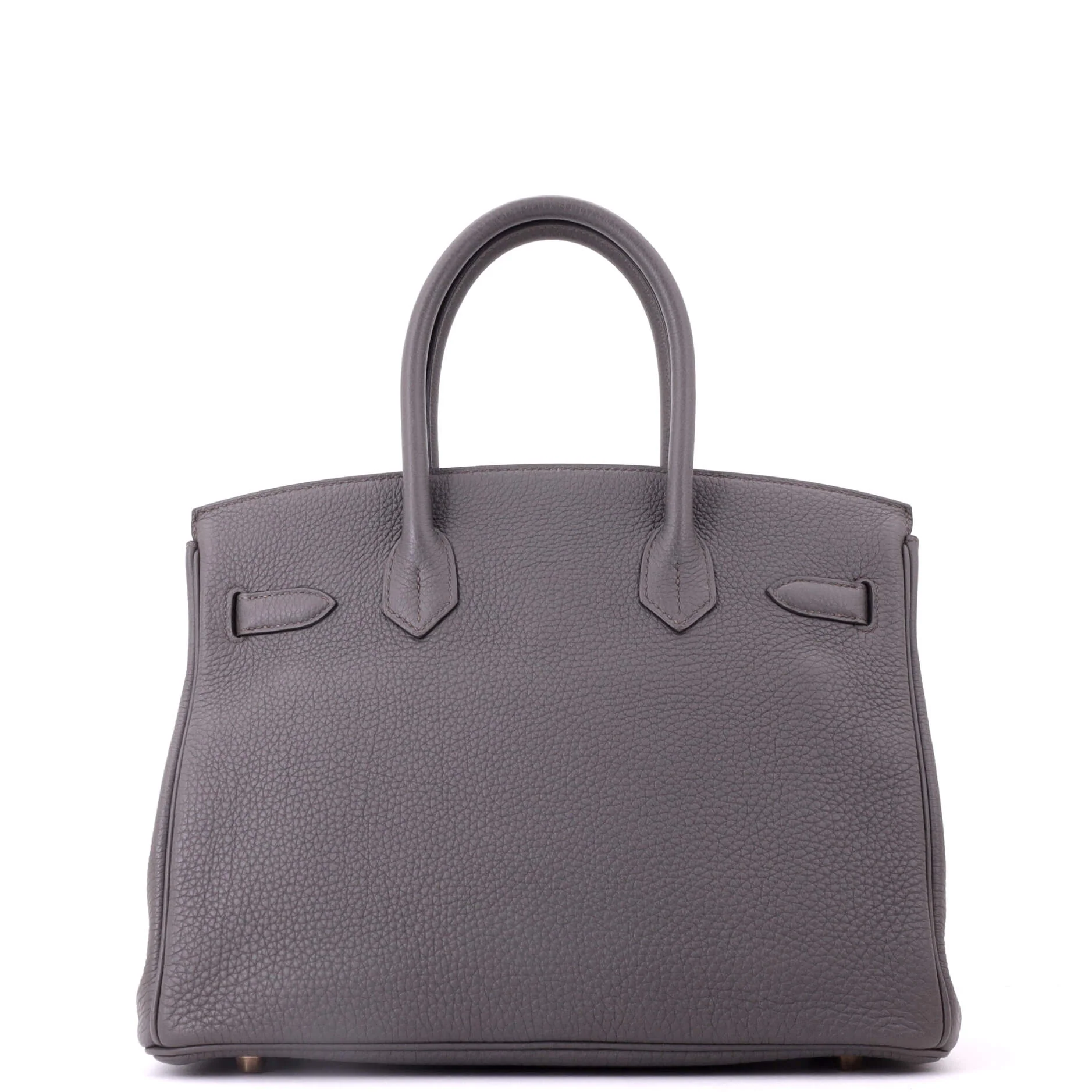 Birkin Handbag Grey Togo with Rose Gold Hardware 30 - Image 4