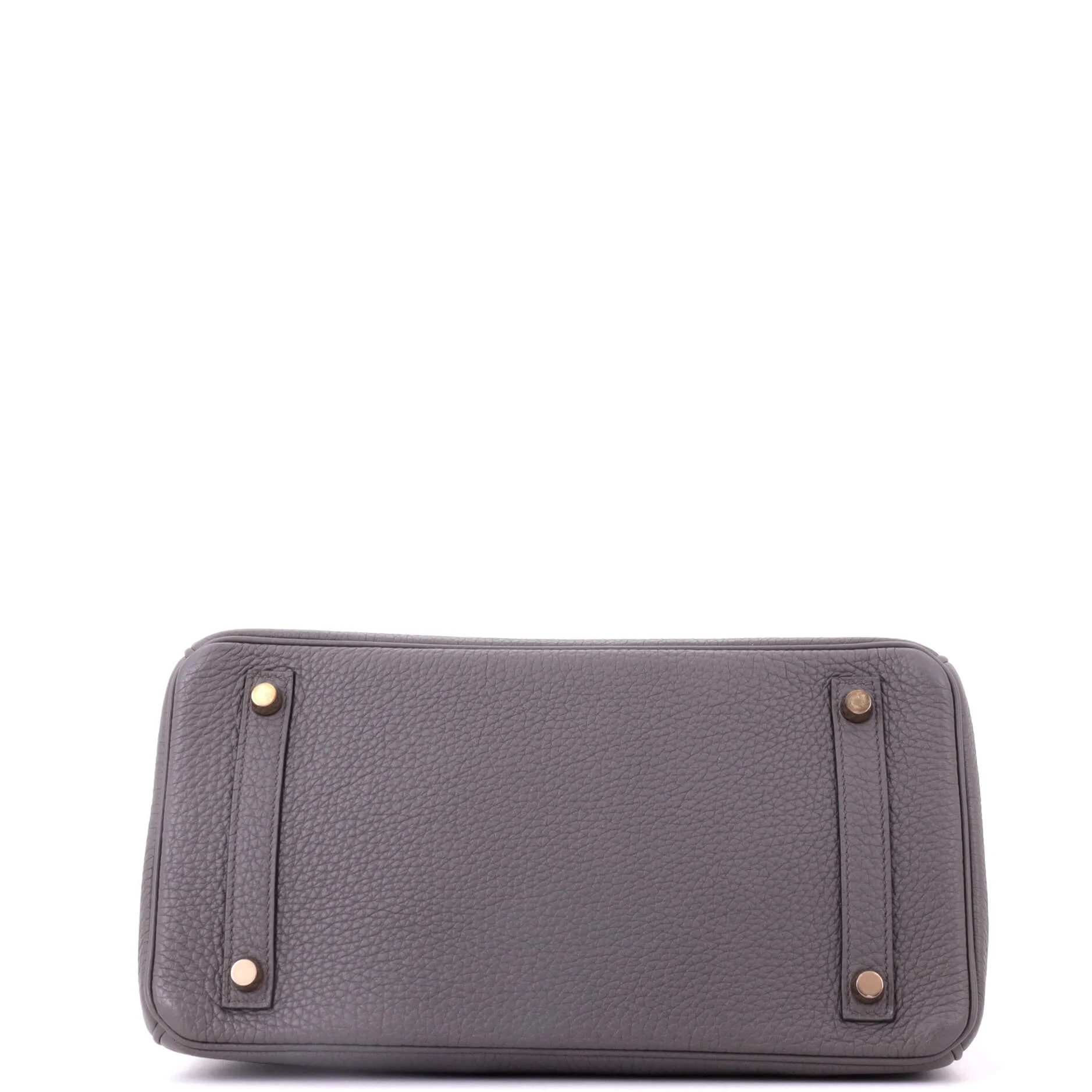 Birkin Handbag Grey Togo with Rose Gold Hardware 30 - Image 5