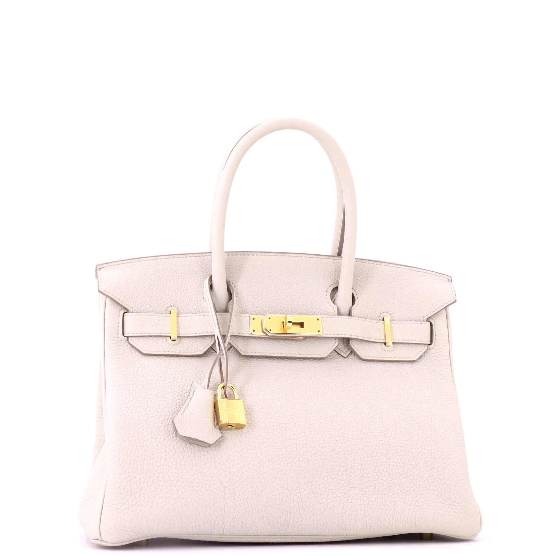Birkin Handbag Light Togo with Gold Hardware 30 - Image 3
