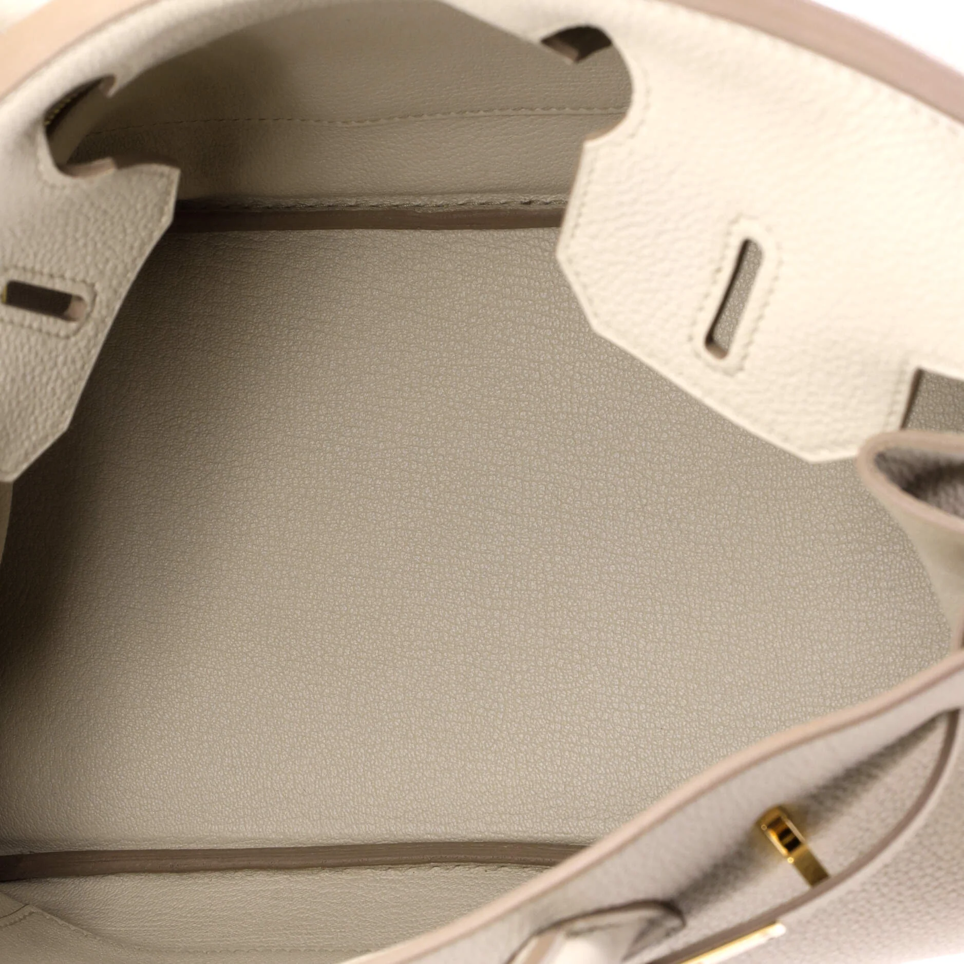 Birkin Handbag Light Togo with Gold Hardware 30 - Image 6