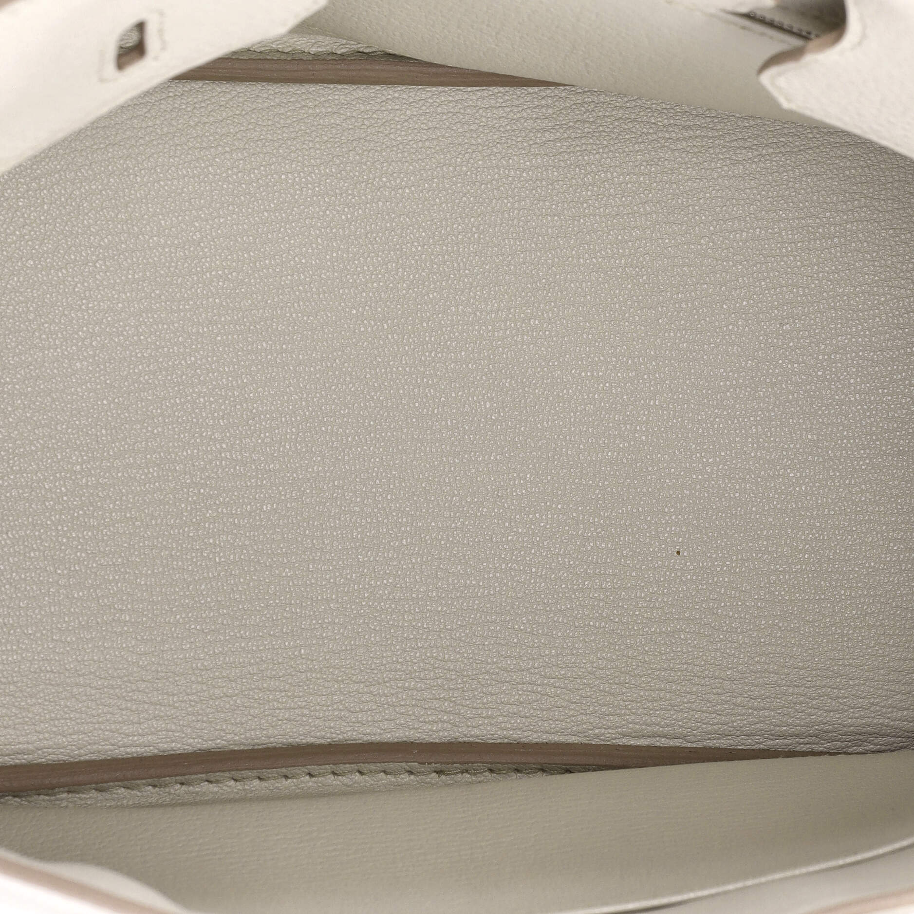 Birkin Handbag Light Togo with Palladium Hardware 25 - Image 6