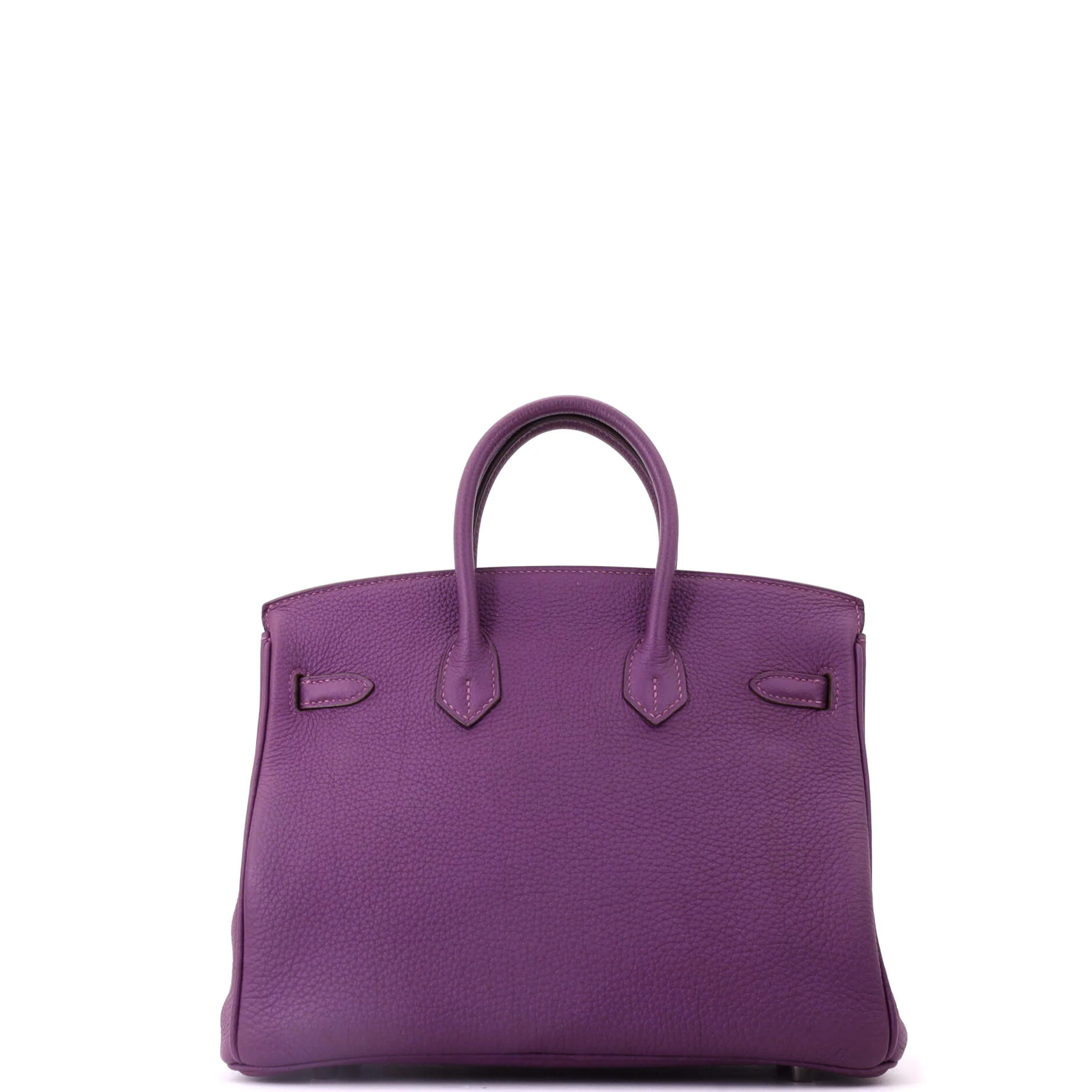 Birkin Handbag Anemone Togo with Palladium Hardware 25 - Image 4