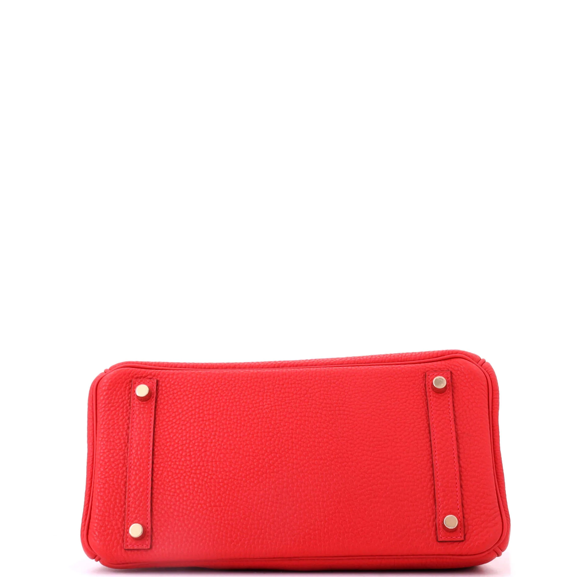 Birkin Handbag Rouge Casaque Togo with Gold Hardware 30 - Image 5