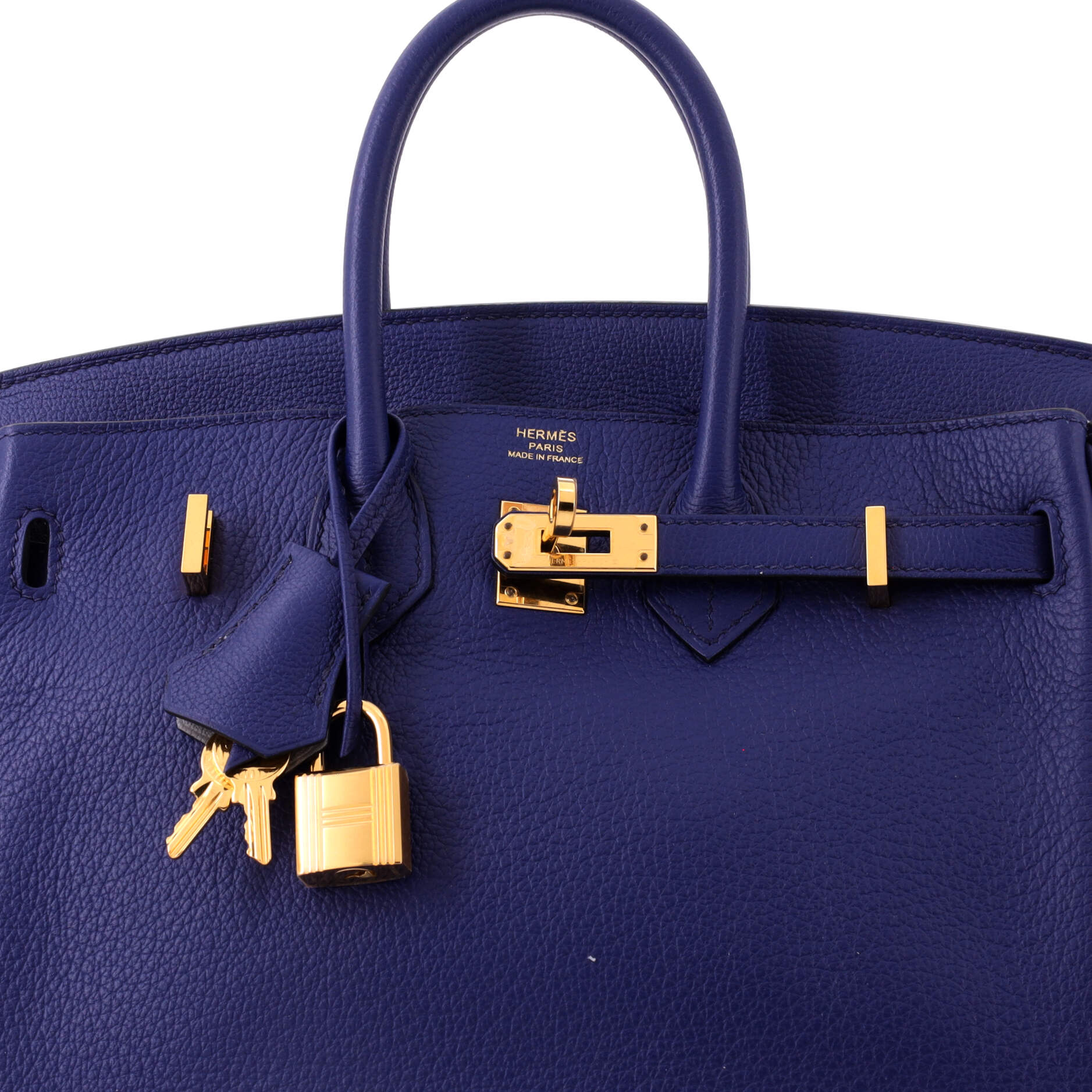 Birkin Handbag Verso Novillo with Gold Hardware 25 - Image 6