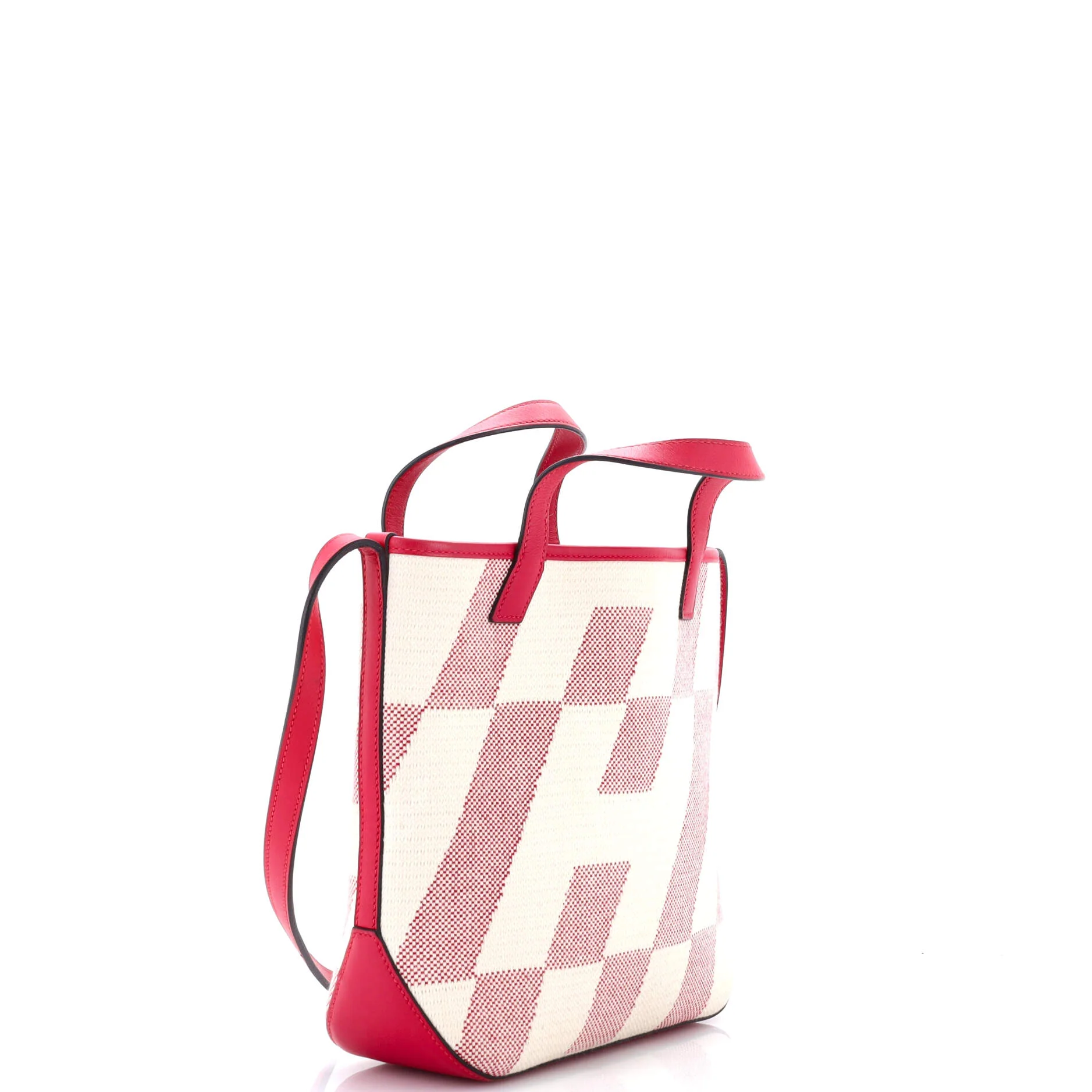Cabas H en Biais Tote Canvas with Leather 27 - Image 2