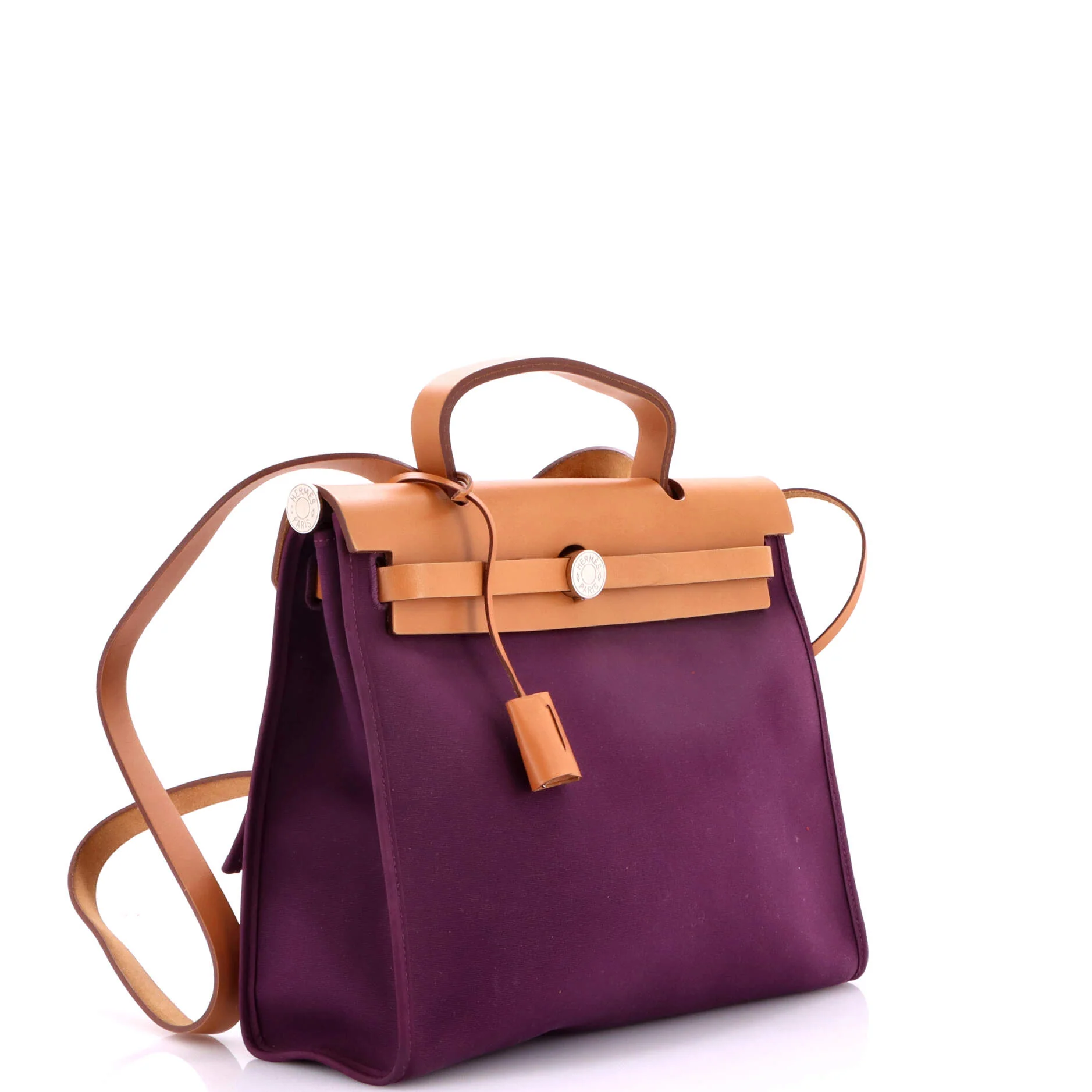 Herbag Zip Leather and Toile 31 - Image 3