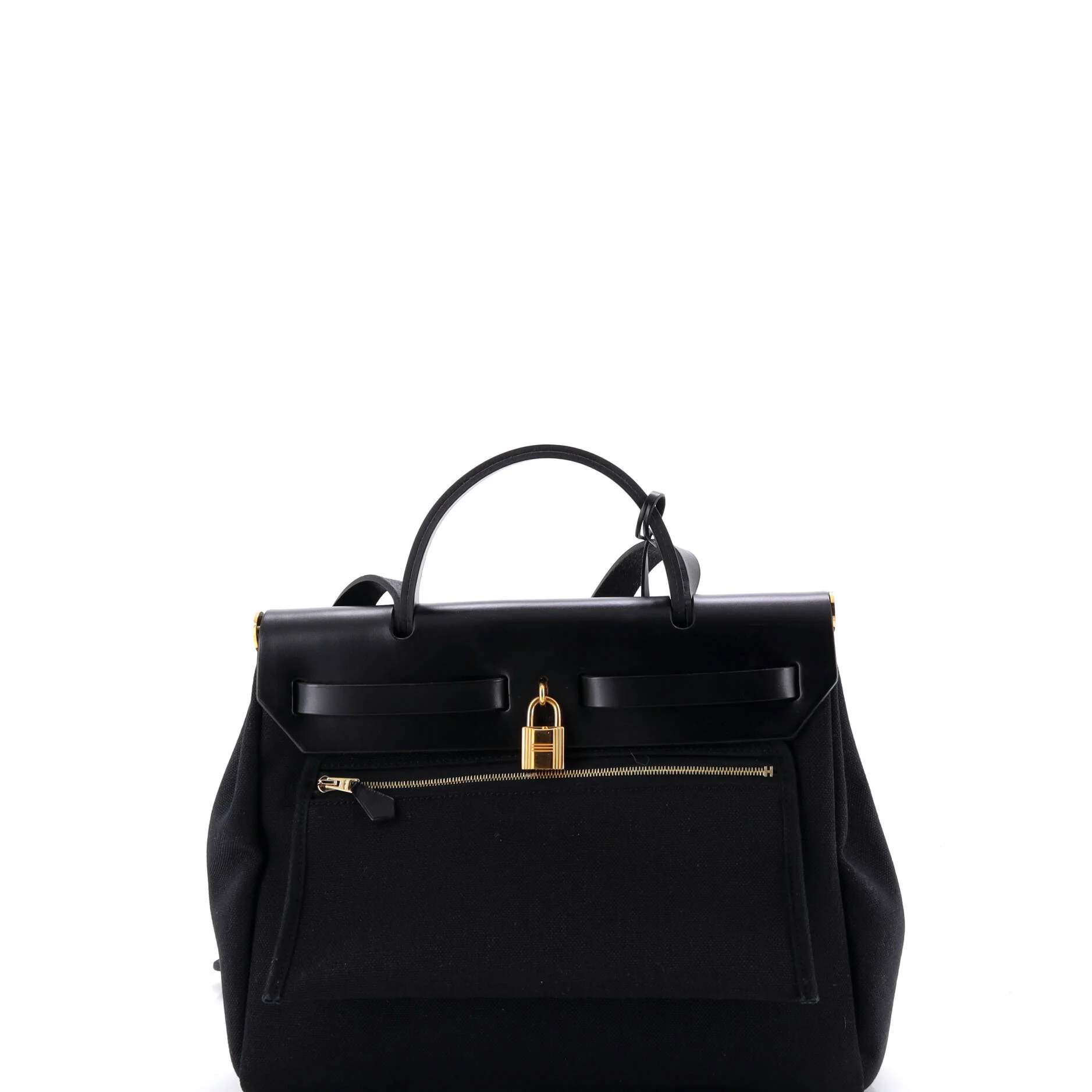 Herbag Zip Leather and Toile 31 - Image 4