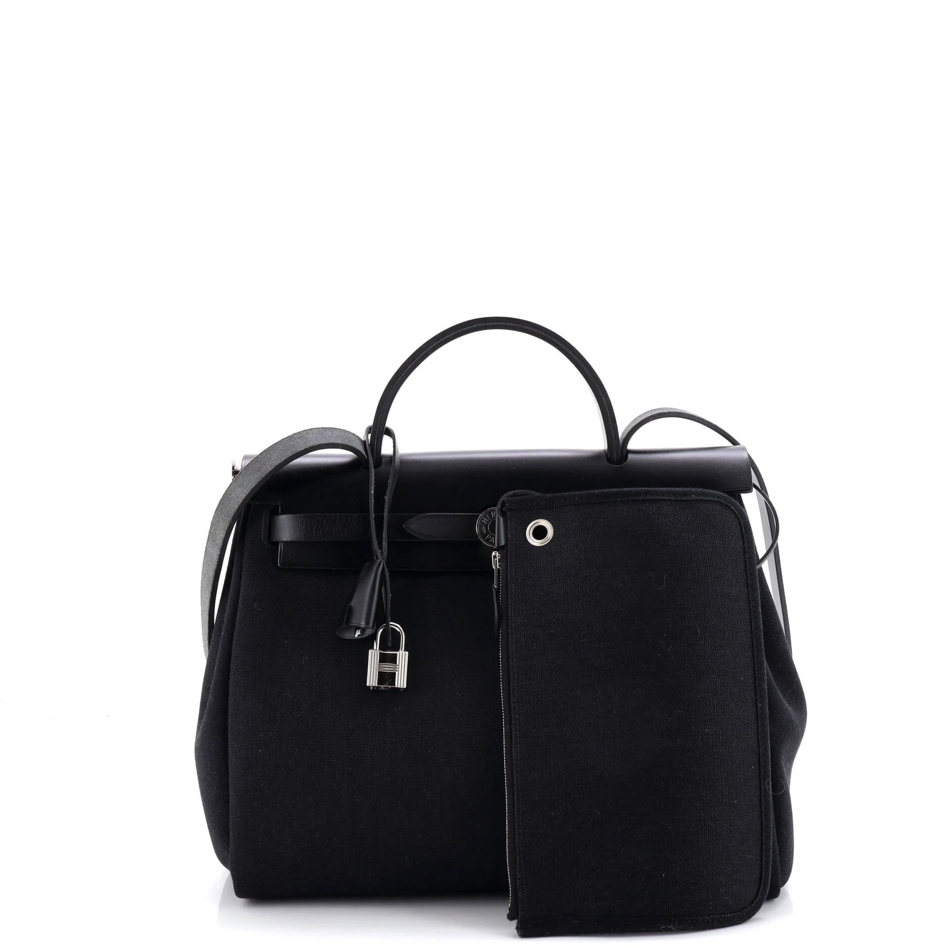 Herbag Zip Leather and Toile 31 - Image 2