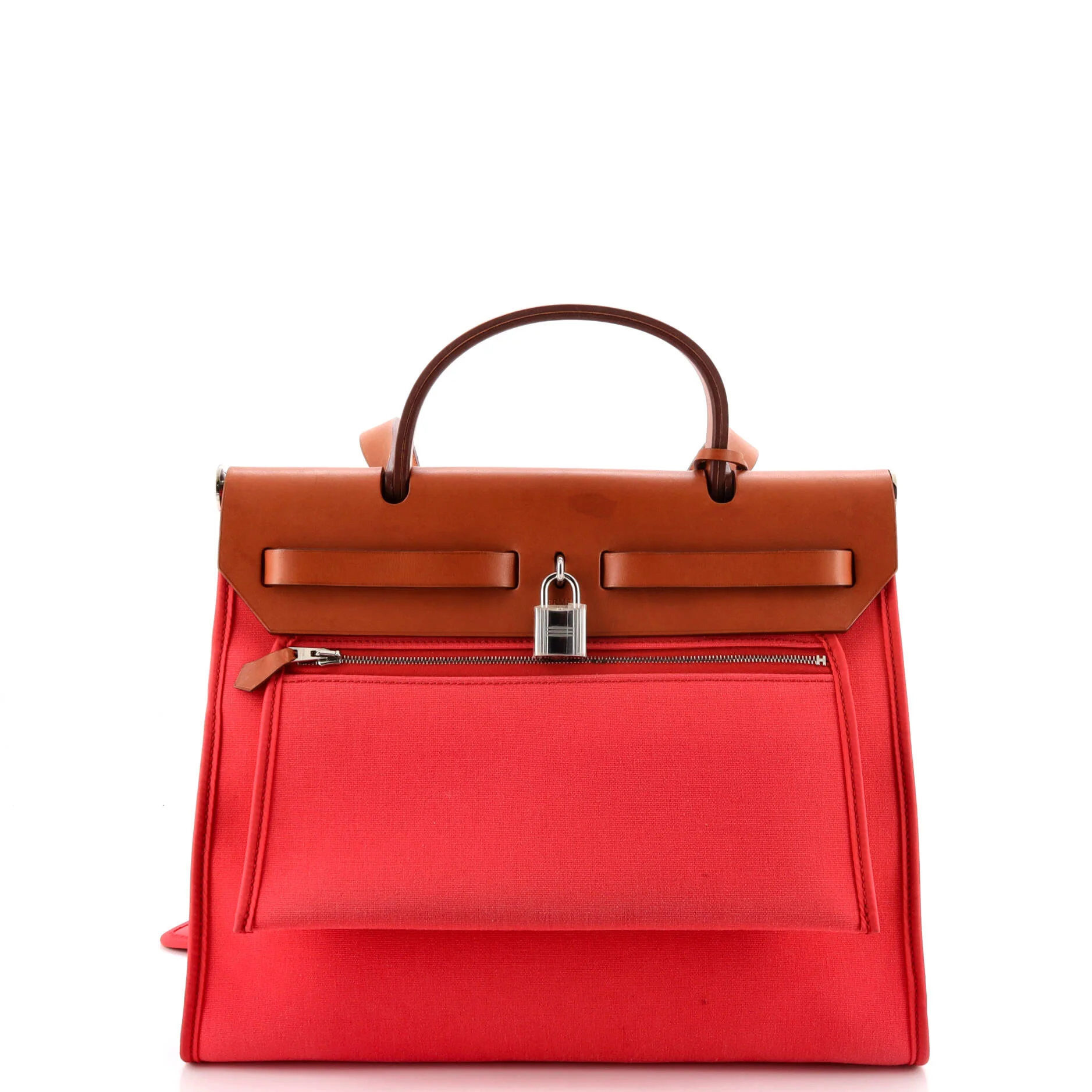 Herbag Zip Leather and Toile 31 - Image 4