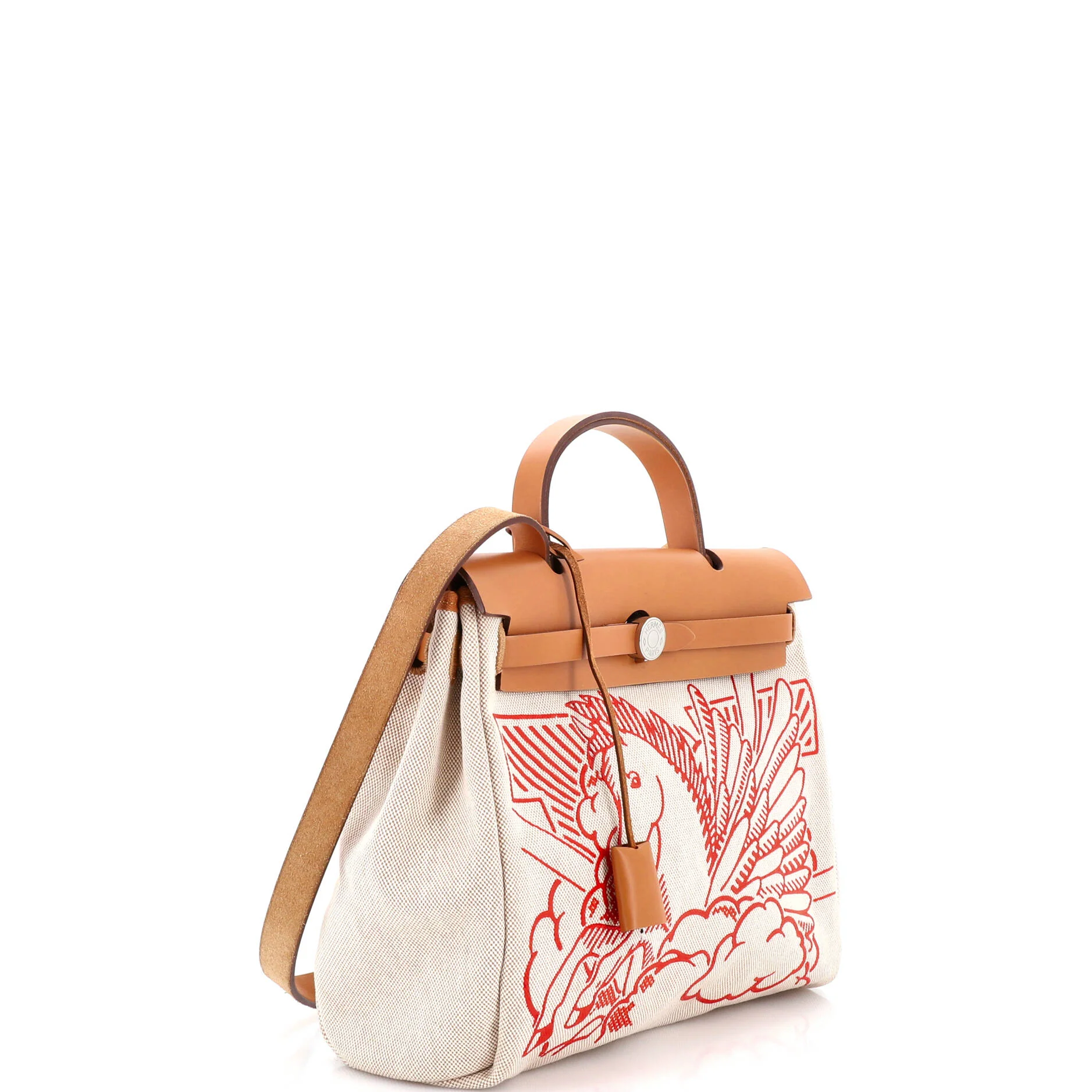 Herbag Zip Pegase Pop Toile and Leather 31 - Image 3