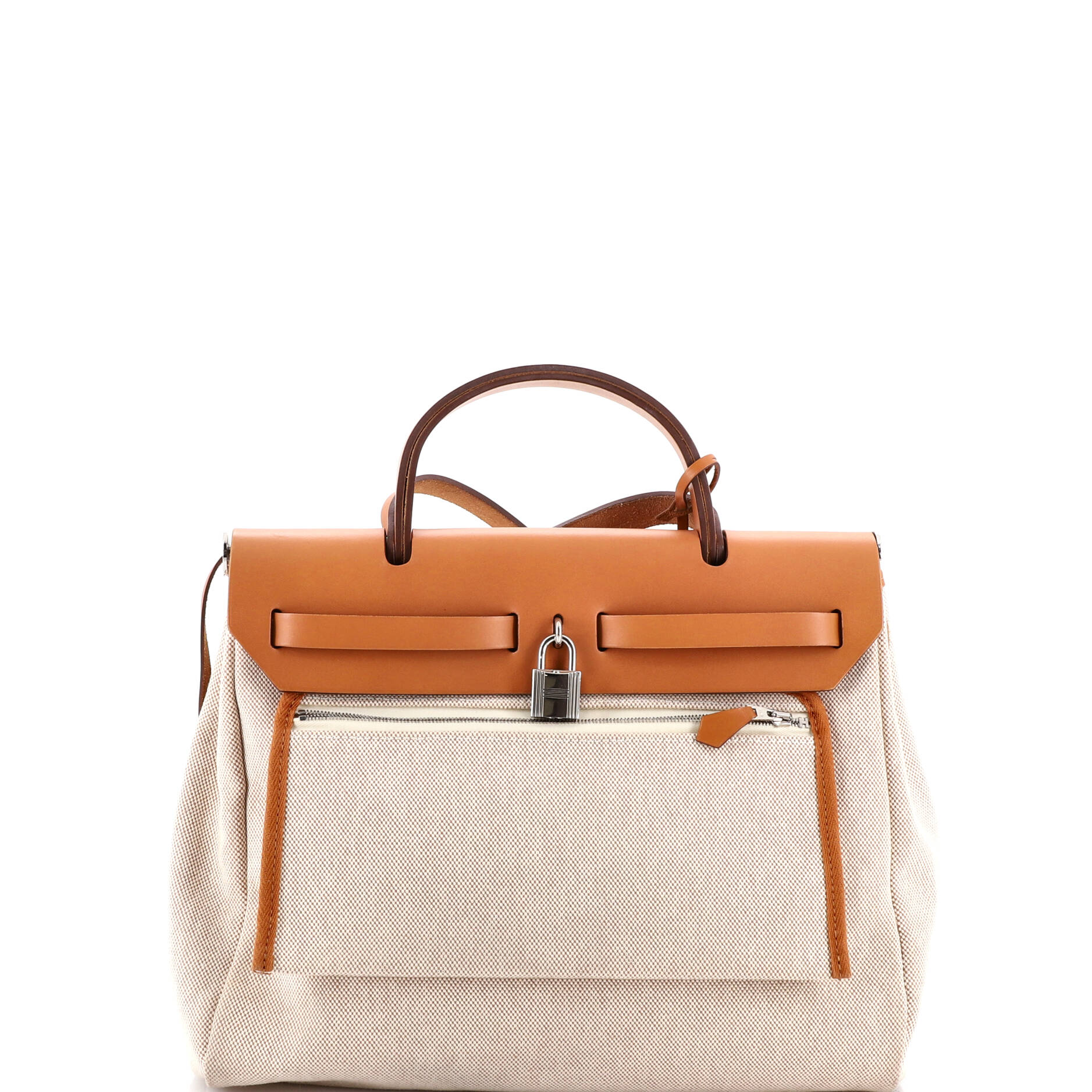 Herbag Zip Pegase Pop Toile and Leather 31 - Image 4